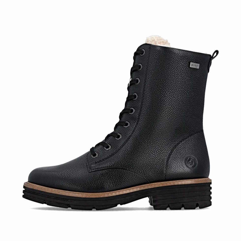 Remonte RemonteTEX damskie botki klasyczne, wodoodporne luźne buty z wkładką D3A73