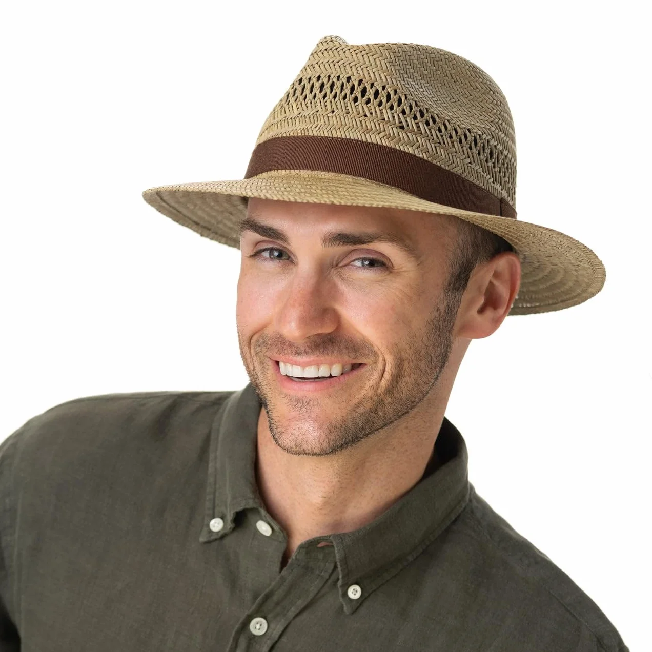 LIPODO Sun Traveller kapelusz slomkowy Wyprodukowano we Wloszech Unisex Wiosna Lato