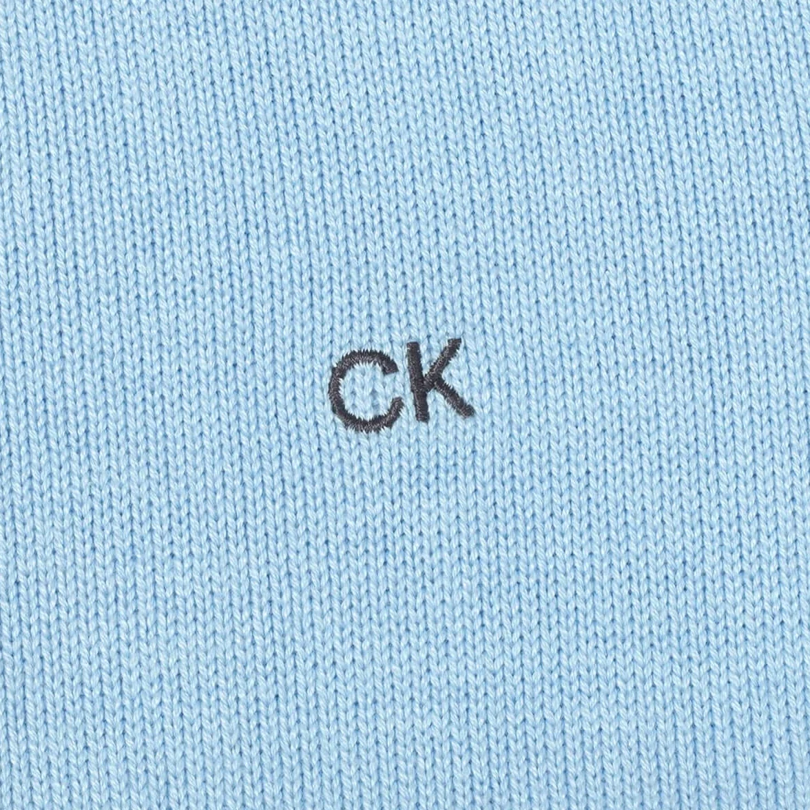 Calvin Klein Meski gruby bawelniany sweter z zamkiem blyskawicznym 1/2