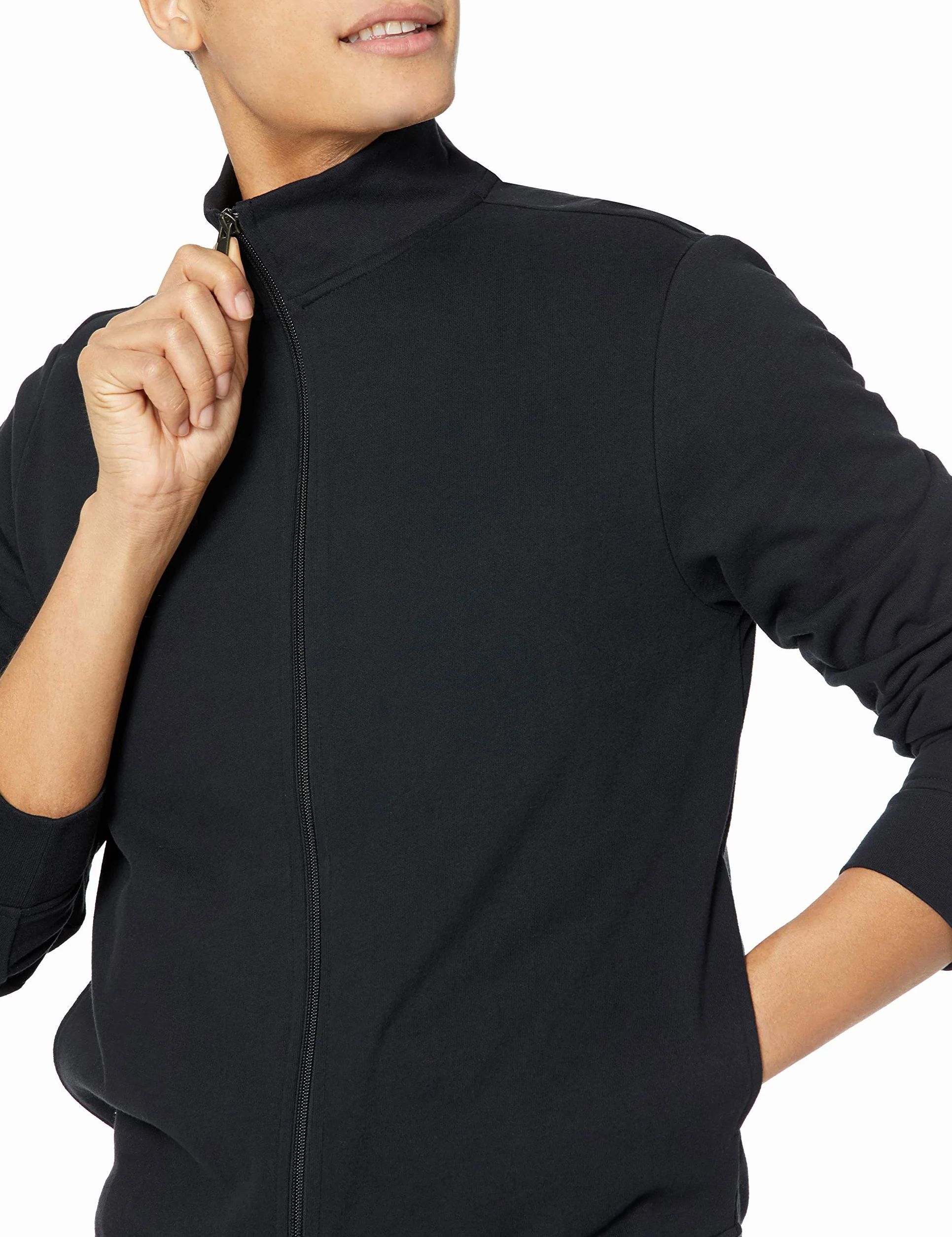 Amazon Essentials Mężczyźni Lekka bluza French Terry z zamkiem błyskawicznym