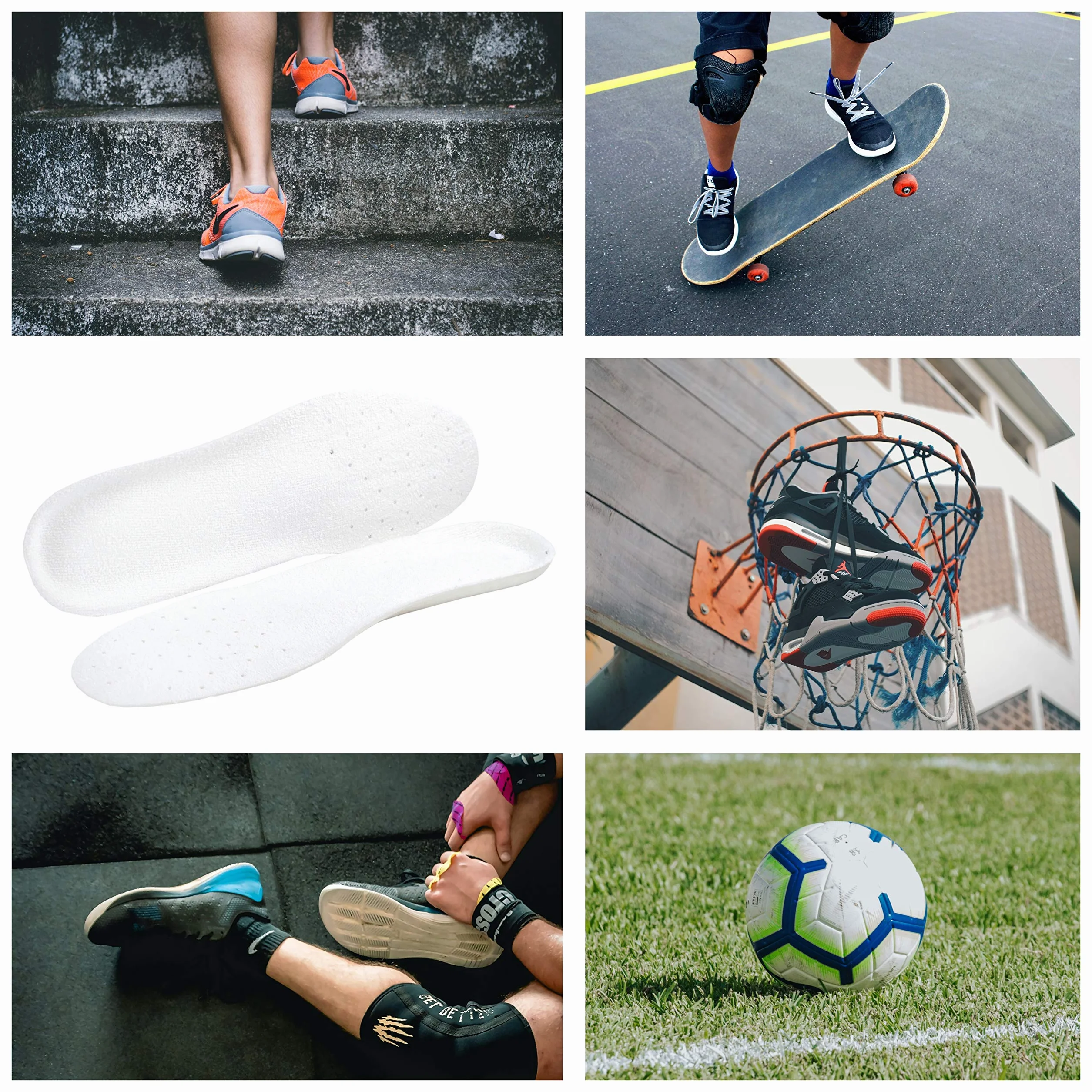 Anatomicznie ukształtowane wkładki do butów sportowych, trampków, Kaps Sport (41 EUR - 41 EUR - 41 UK dla kobiet / 41 UK)
