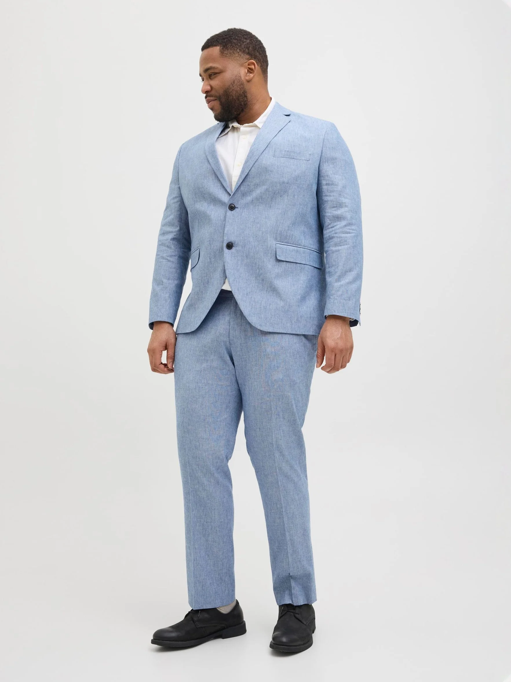 Jack & Jones Jprriviera Linen Blazer Slim Fit S Pls, Nautical Blue, 64