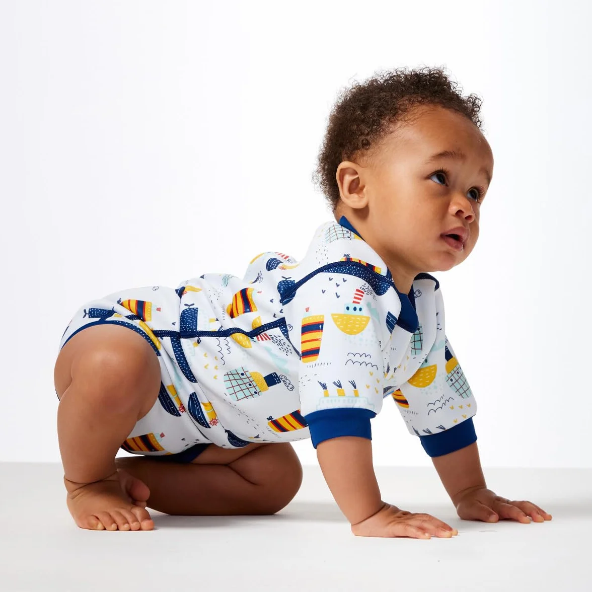 Splash About Strój kąpielowy jednoczęściowy Niemowlęta - chłopcy Happy Nappy Wetsuit (1 w zestawie)