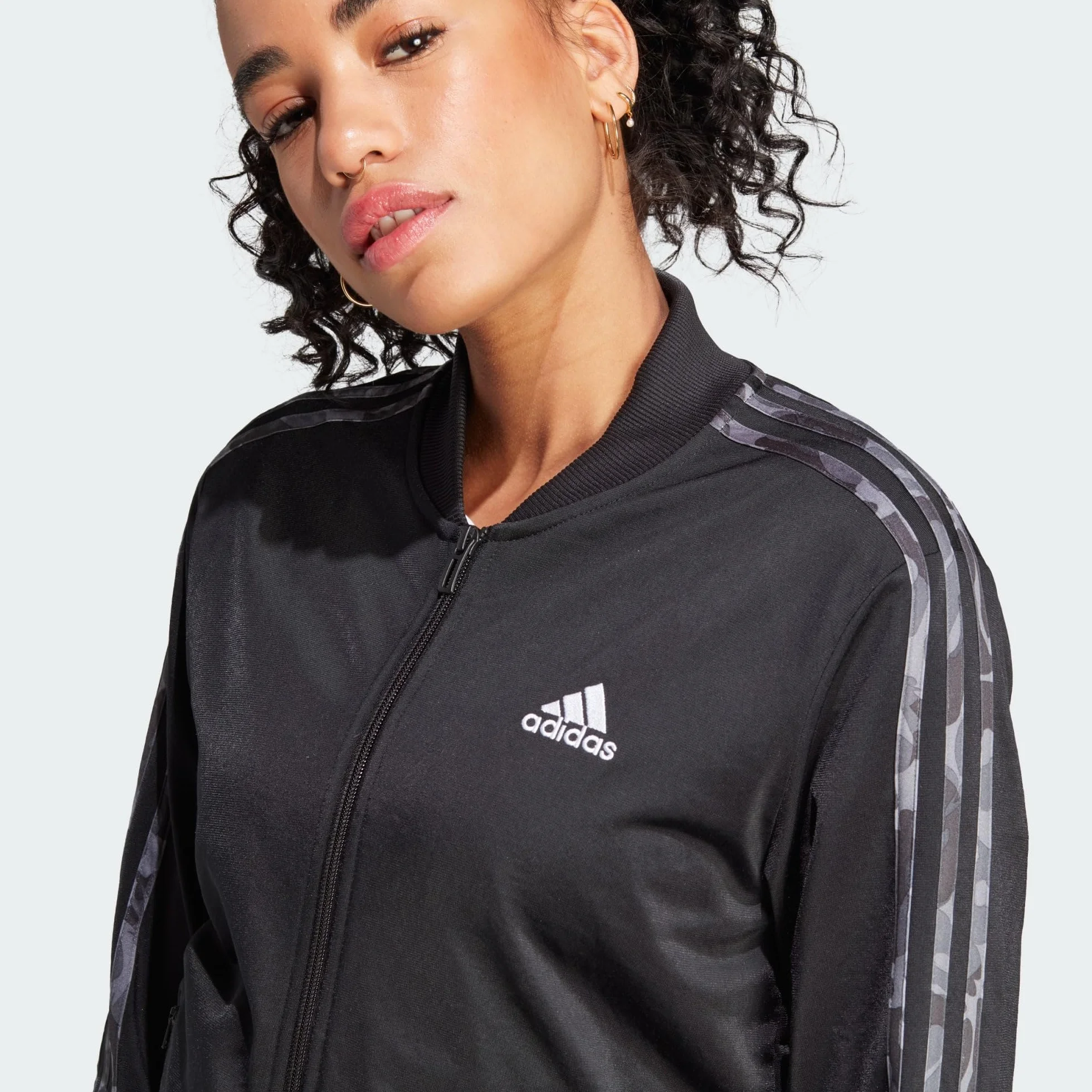 adidas Kobiety Essentials 3-Stripes Track Suit, Black/Multicolor, S