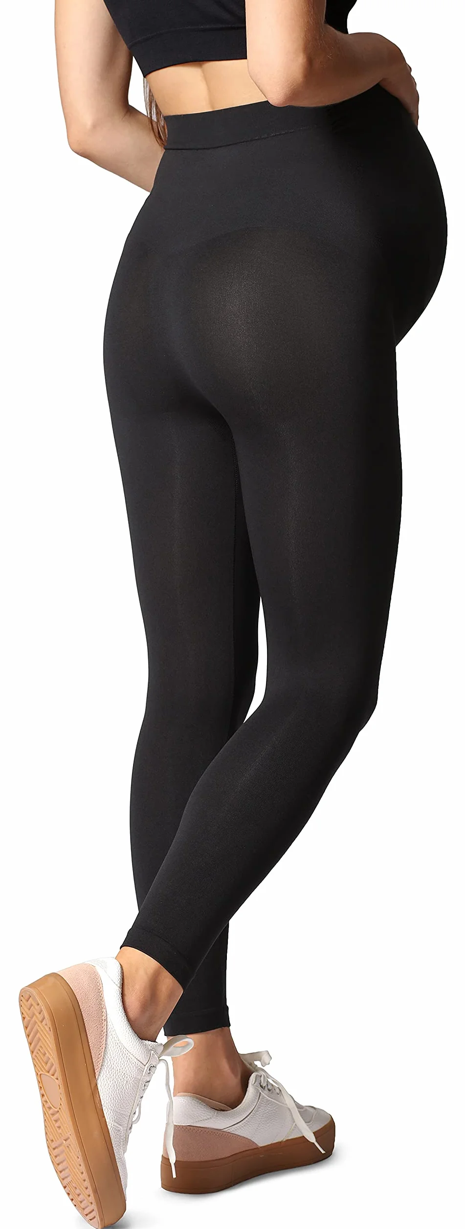 Be Mammy Damskie Legginsy Ciążowe BE-1123