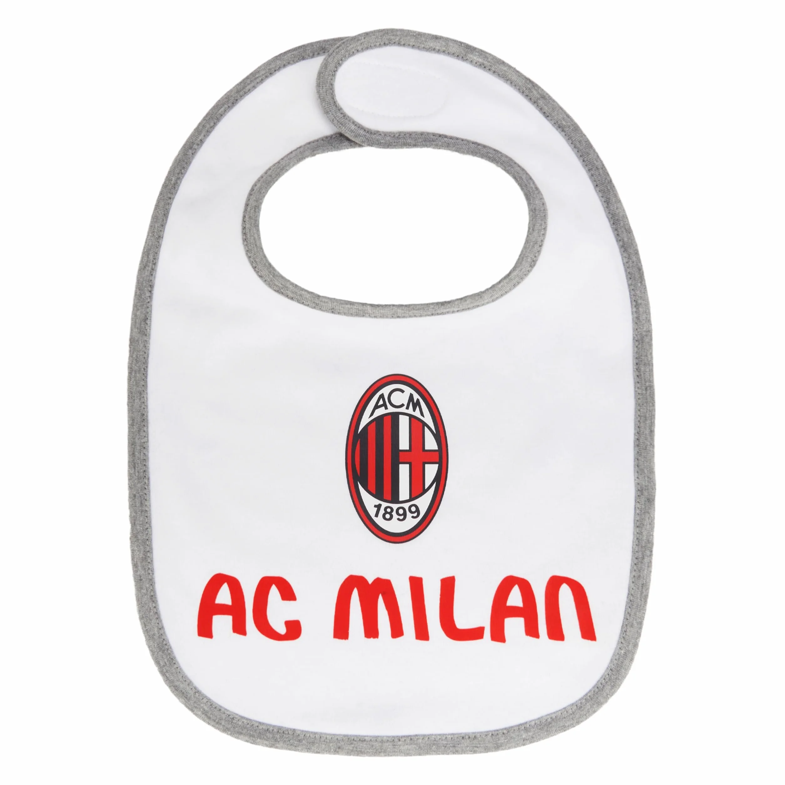 AC Milan GIL S.R.L. Śliniaczek AC Milan, Biały, Rozmiar uniwersalny, Biały, Taglia unica