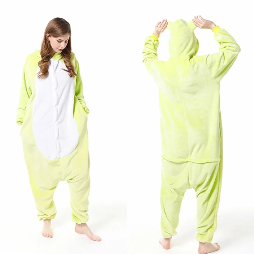 Zureto Frosch Onesie piżama dla dorosłych, uniseks, dla dorosłych, na Boże Narodzenie, Halloween, cosplay