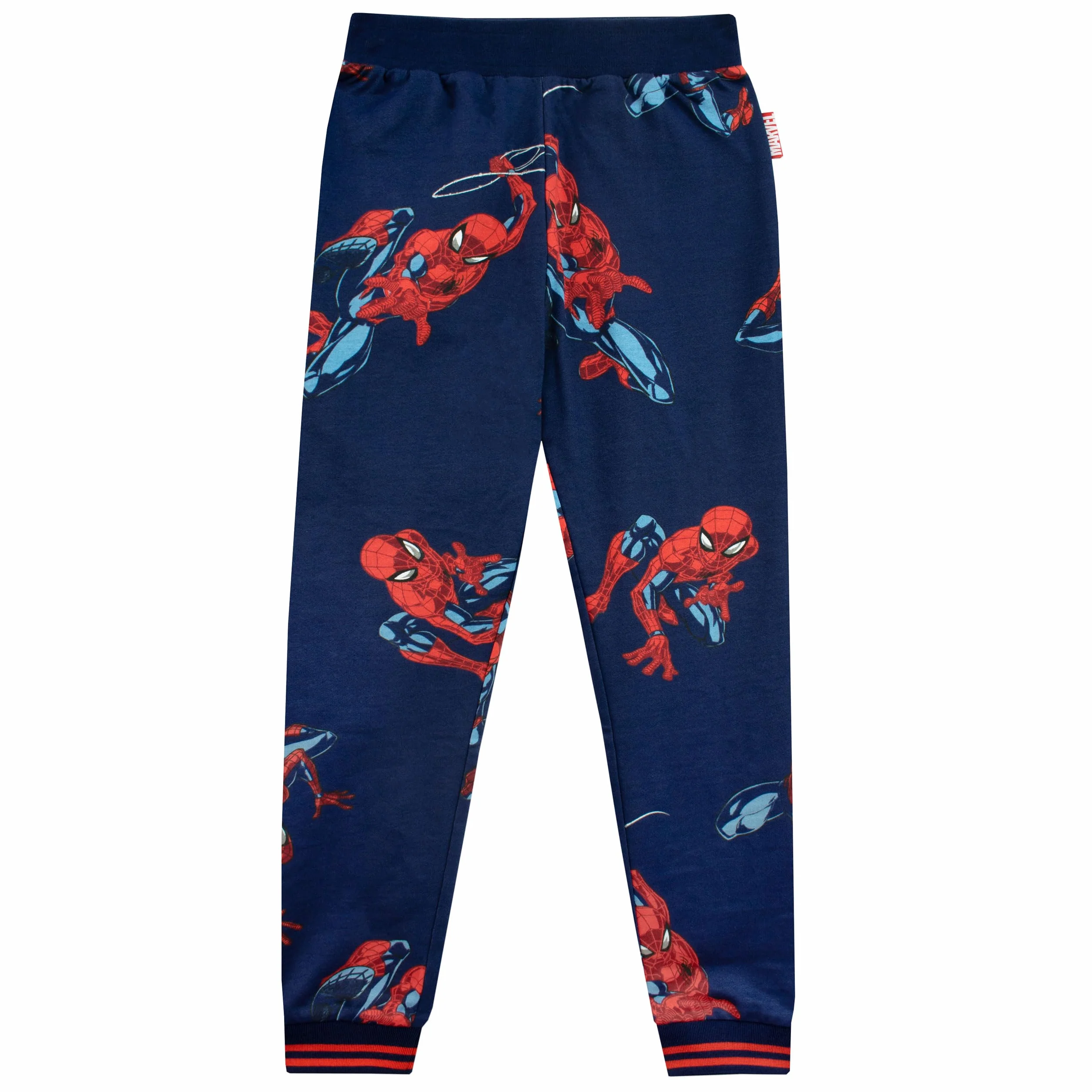 Komplet Spiderman od Marvel dla Chłopców | Bluza i Dresowe Spodnie dla Chłopców | Dres Spiderman dla Dzieci | Rozmiary od 2 do 12 lat | Oficjalna Odzież z Spidermanem Niebieski 128