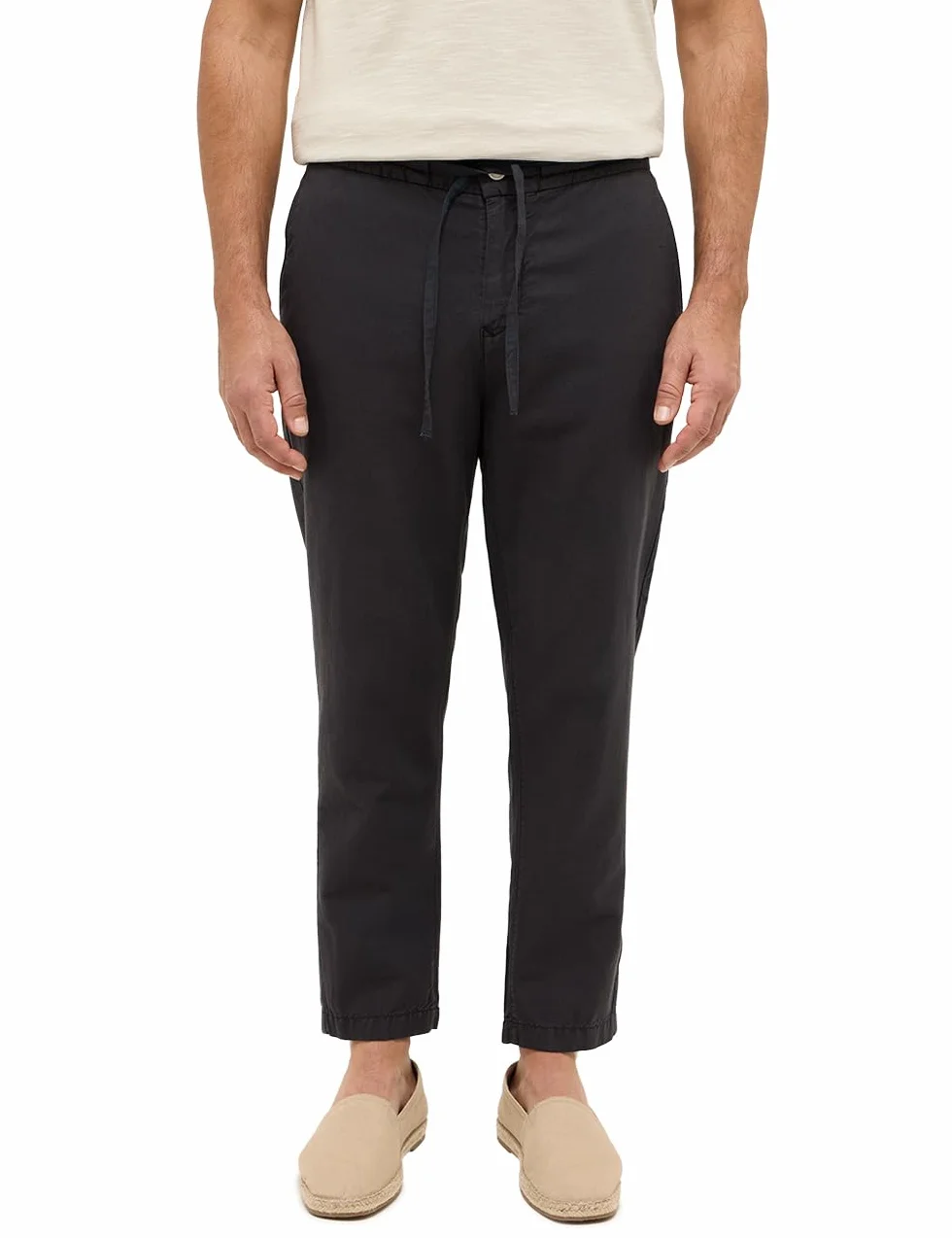 MUSTANG Style Milano Linen Jogger - Spodnie Mężczyźni