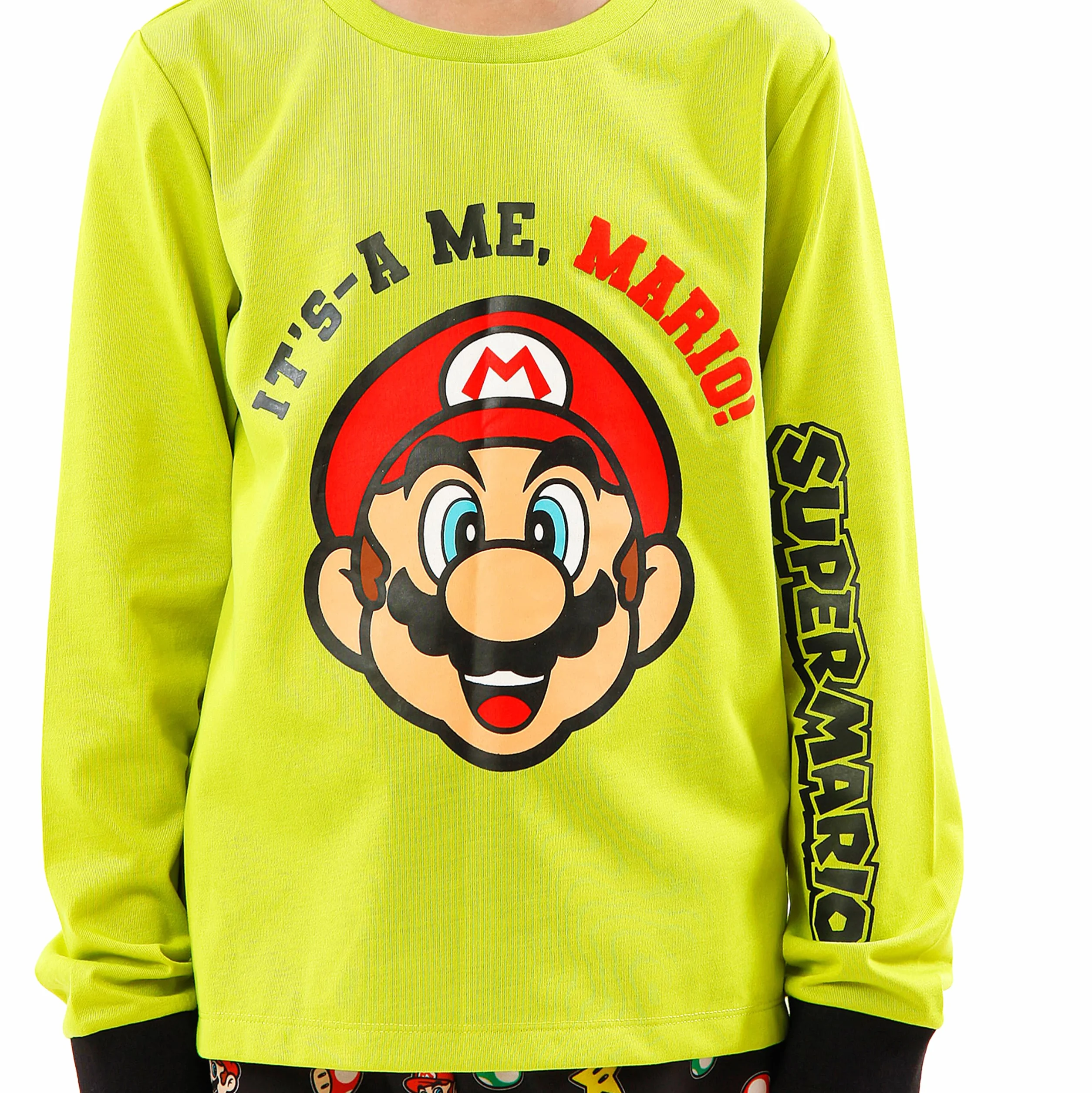 Piżama Super Mario | Piżama Chłopięca Mario I Luigi | Chłopięca Piżama Gamingowa Z Długim Rękawem | Oficjalne Towary Mario