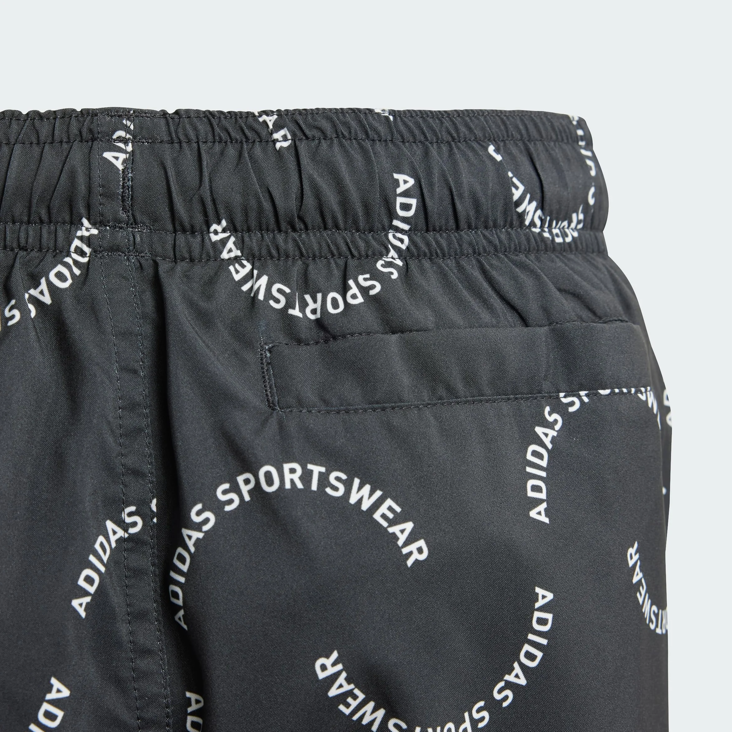 adidas Chłopcy Sportswear Wave Print CLX Swim Shorts Kids, Black/Off White, 9-10 Years