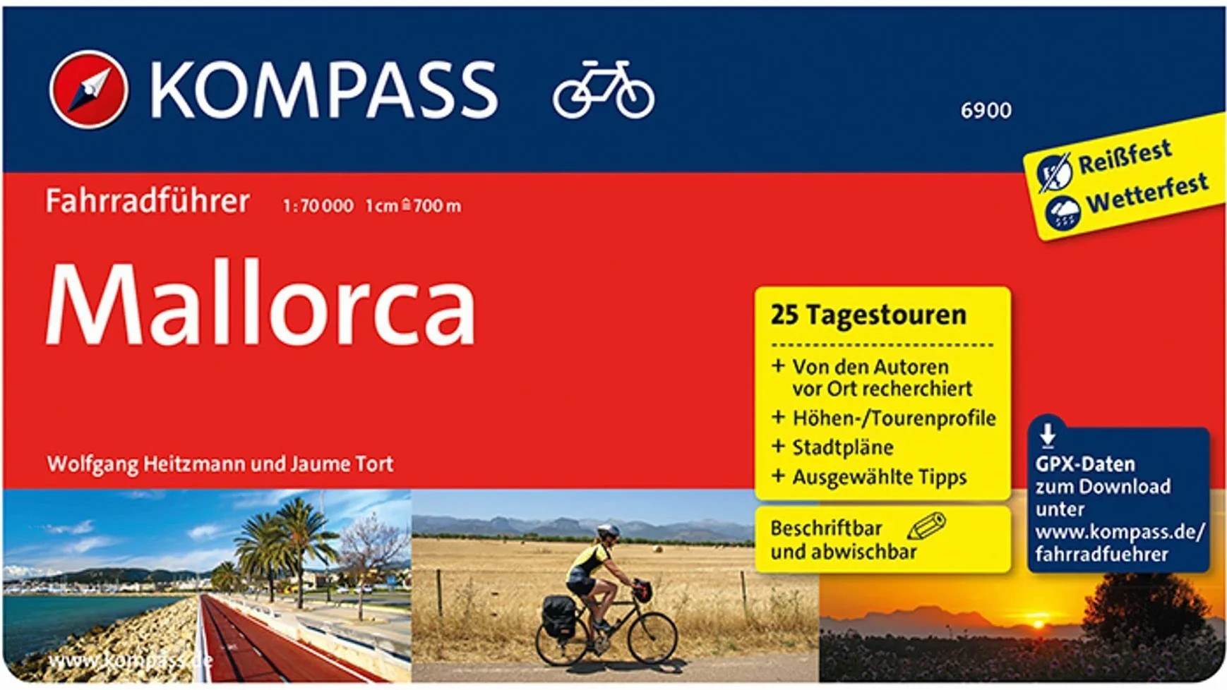 Kompass FF6900 Majorca / Mallorca: Fietsgids Schaal 1 : 50.000: 6900