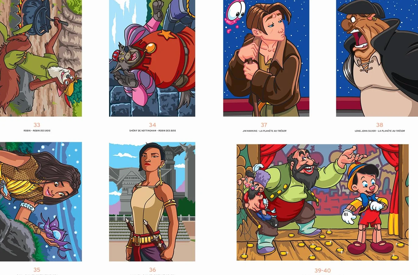 Coloriages mystères Disney - Héros & Méchants, la battle