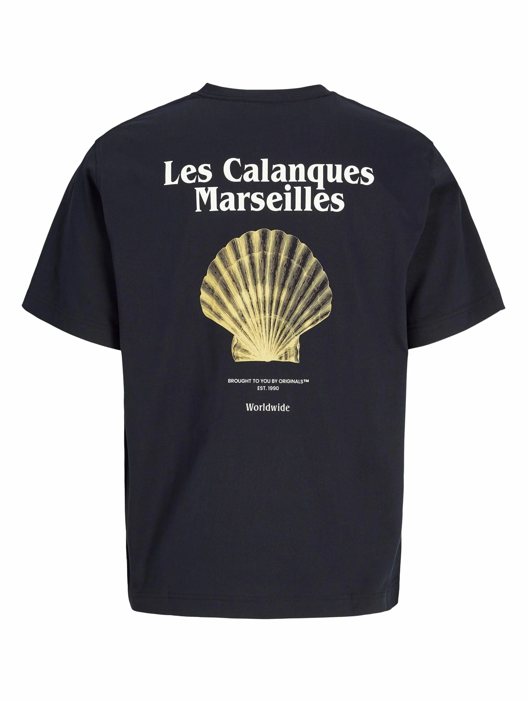 Jack & Jones Jorparos Easter Sketch Tee SS Crew Neck, czarny, L