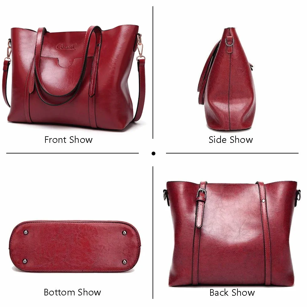 BestoU Torebka damska Shopper torba na ramię niebieska torba na ramię damska portfel torba do przenoszenia duża damska torebka Tote