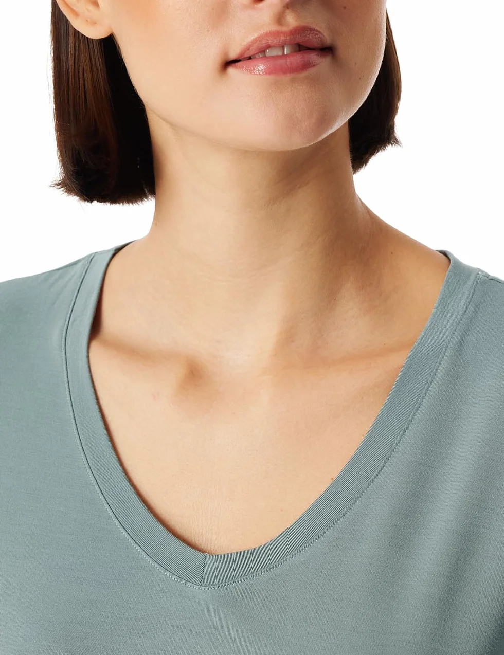 Schiesser Góra od pidżamy Kobiety Schiesser Damen Schlafshirt Langarm Modal - Mix + Relax