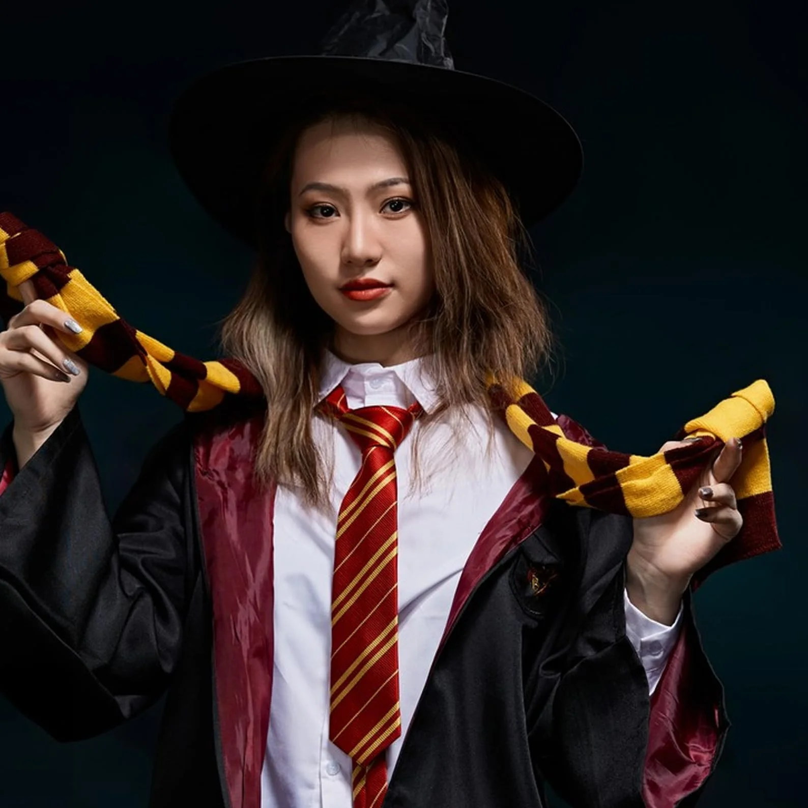 Kostium czarodziejski, 2 sztuki, krawat w paski, dla chłopców i dziewczynek, Cosplay krawat dla dzieci, Cosplay, karnawał, Halloween, imprezę, akcesoria kostiumowe