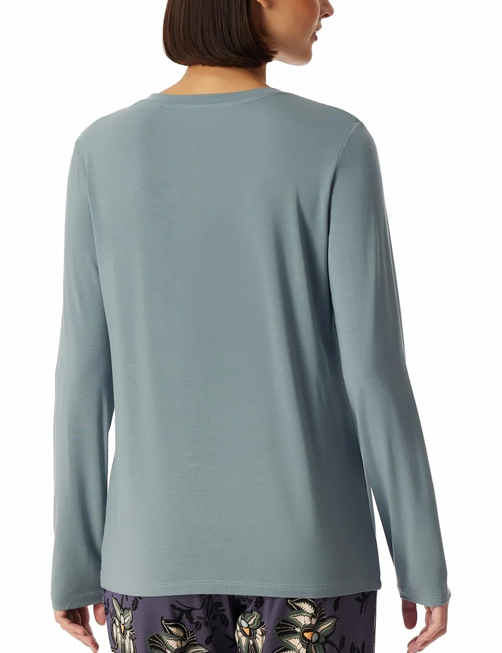 Schiesser Góra od pidżamy Kobiety Schiesser Damen Schlafshirt Langarm Modal - Mix + Relax