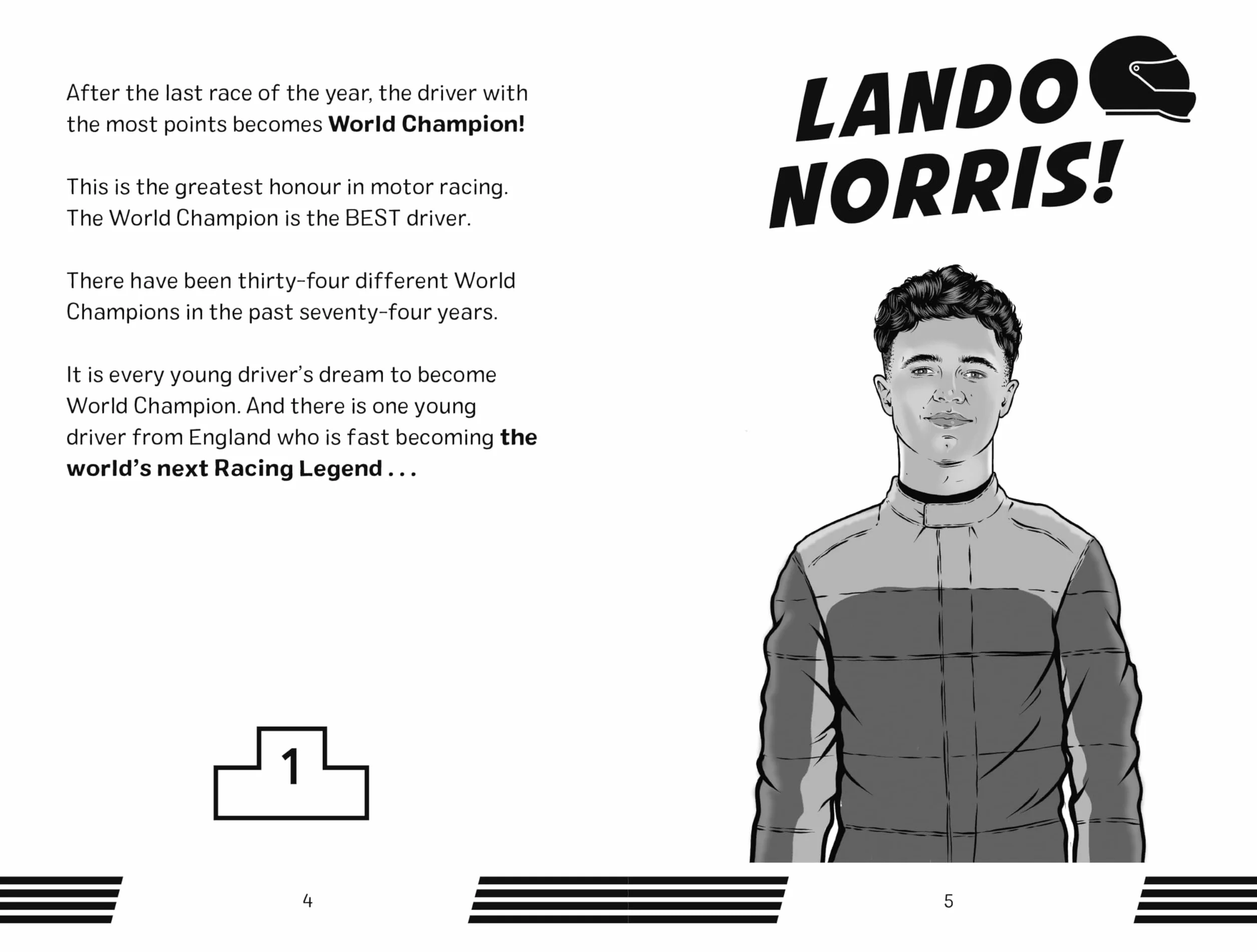 Racing Legends: Lando Norris: 101 Facts about Formula One: 4