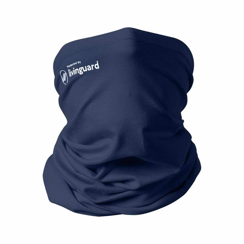 Livinguard Tube Mask Lite | komin zimowy, chusta na szyję do biegania, jazdy na rowerze, dla mężczyzn i kobiet, wielofunkcyjna, ocieplacz na szyję, ciepły polar, wiatroszczelny, ocieplacz na szyję, czarny