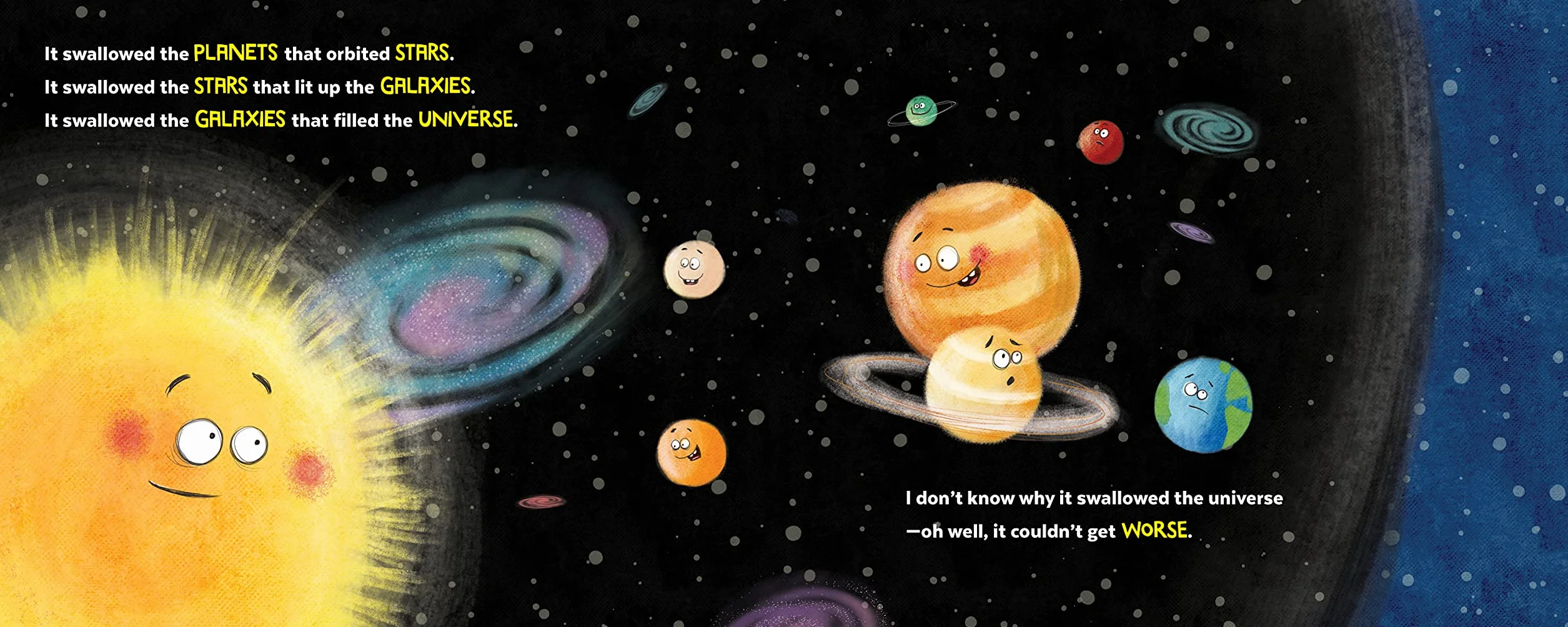 There Was a Black Hole That Swallowed the Universe