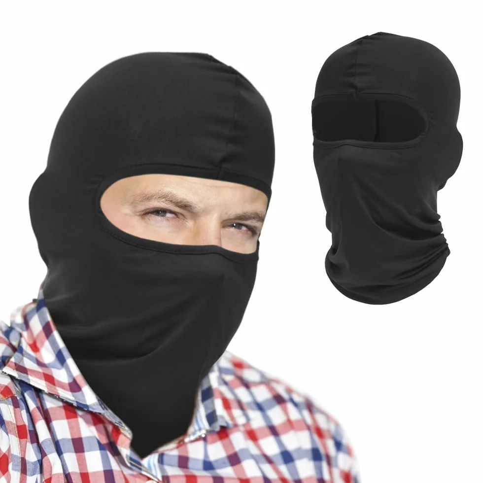 WTACTFUL 3 sztuki kominiarka motocyklowa, maska narciarska, kominiarka dla kobiet i mężczyzn, ochrona przed promieniowaniem UV, cienka i oddychająca, do jazdy na rowerze, sportów na świeżym powietrzu