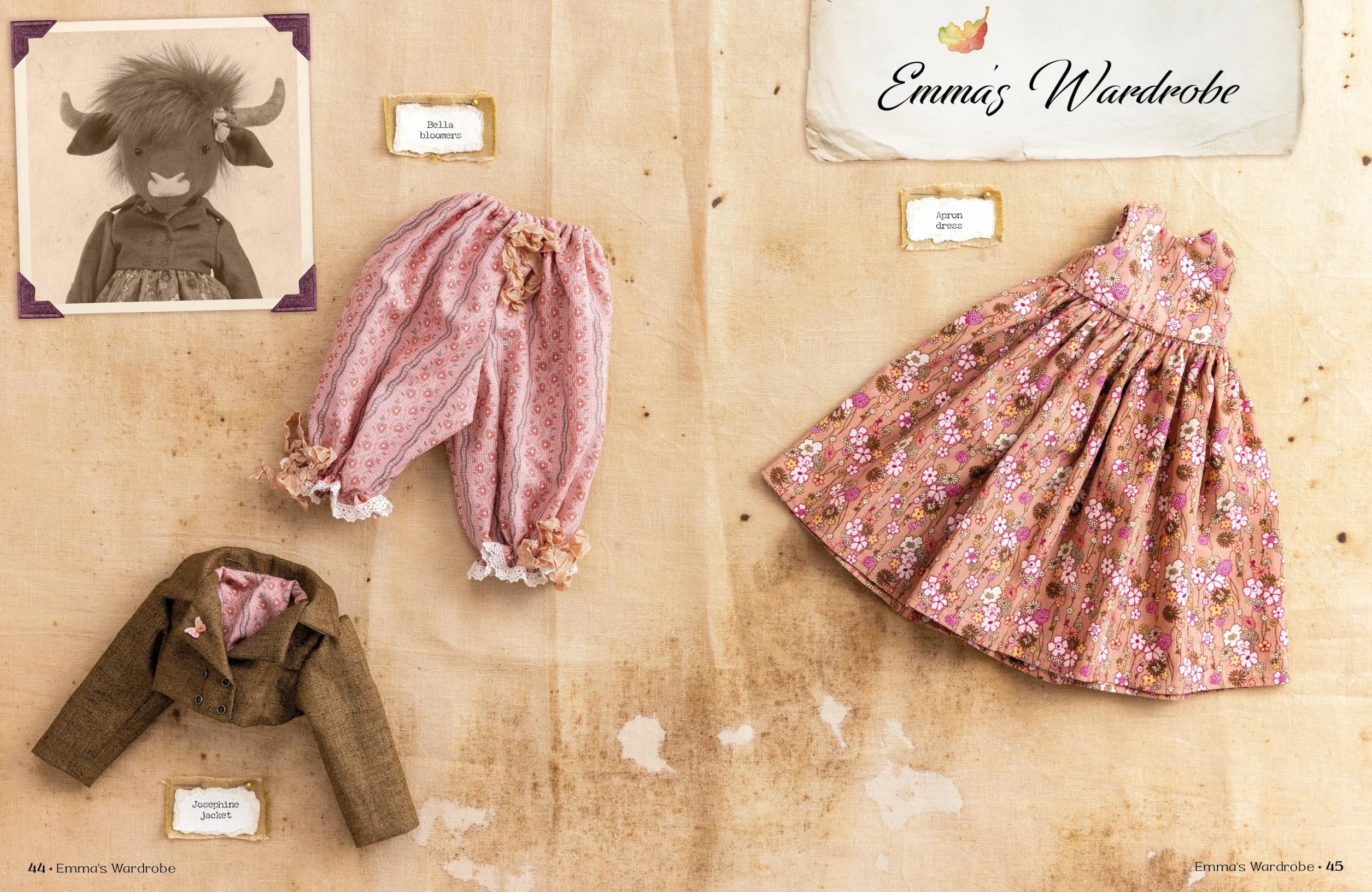 Sew Felt Animals from Apple Blossom Wood: A Practical Guide to Sewing Heirloom Animal Dolls and Their Clothing