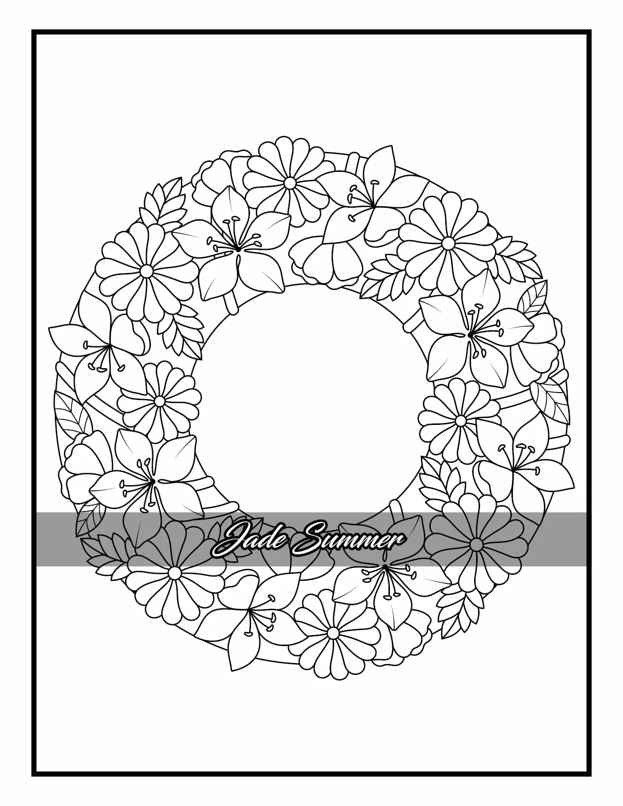 100 Flowers: Adult Coloring Book with Bouquets, Wreaths, Swirls, Patterns, Decorations