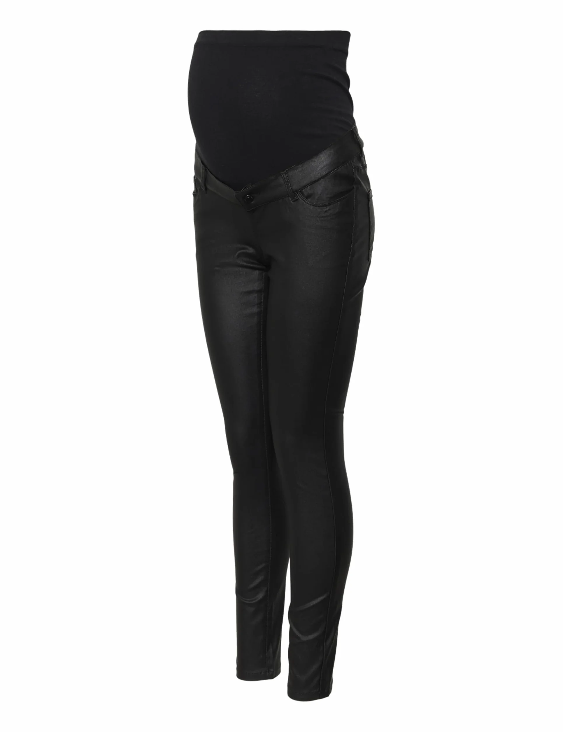 MAMALICIOUS Vmmseven Ss Smooth Coated Pants Noos - Spodnie Kobiety