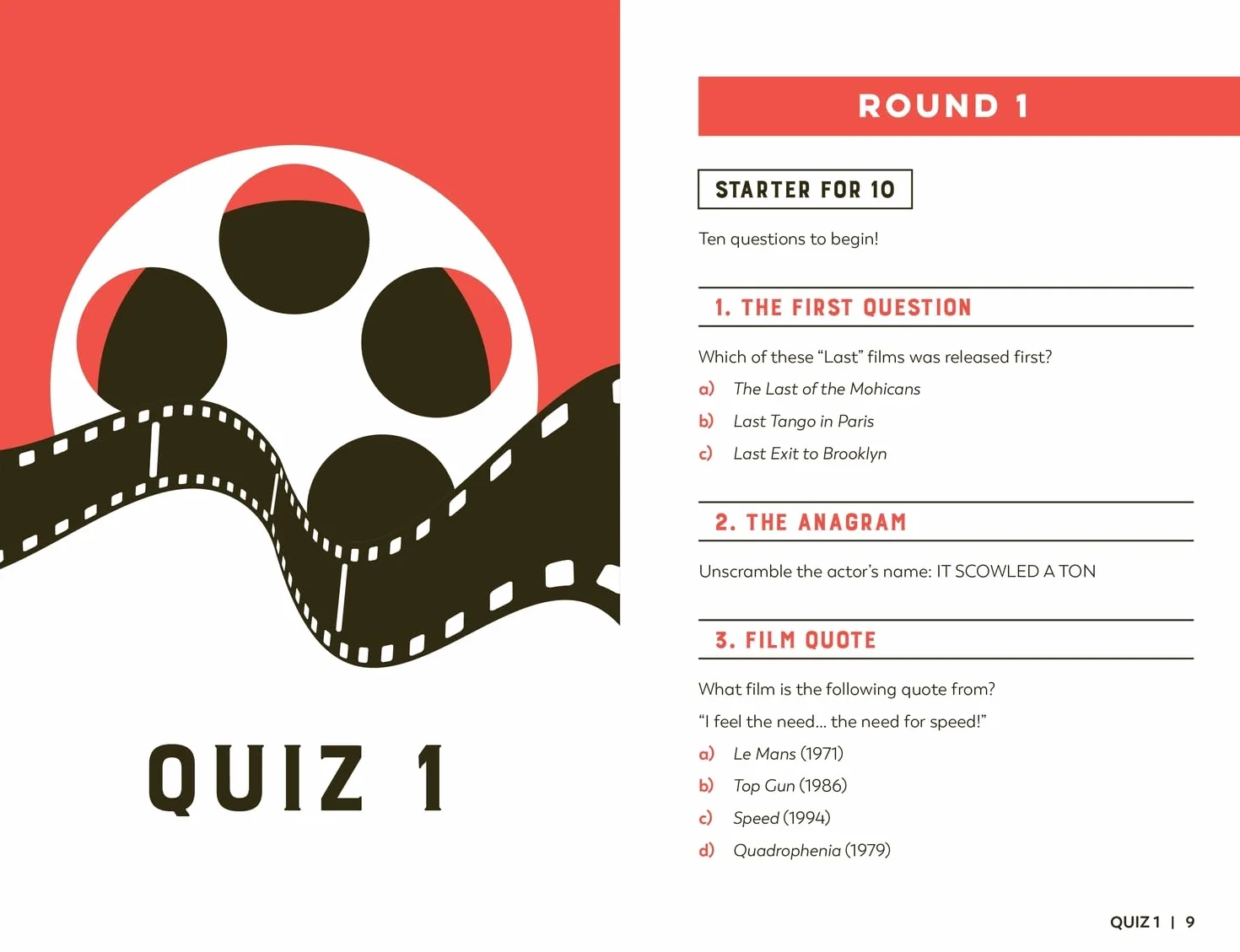 The Movie Lover's Quiz Book: Over 900 Questions on Your Favourite Films, Movie Stars and Directors
