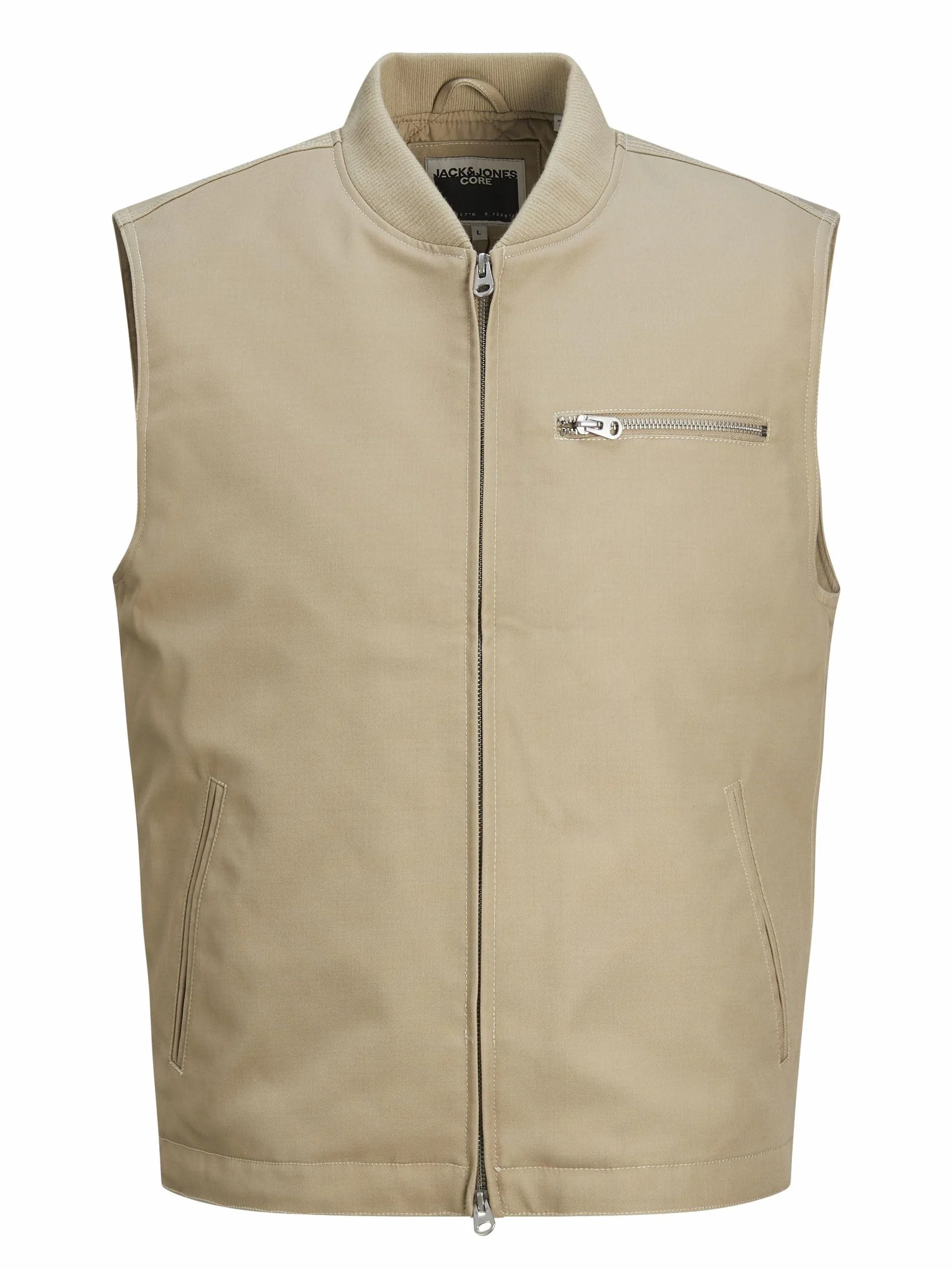 JACK&JONES Męska kamizelka JCOCOLLECTIVE Worker, Crockery, M, Crockery., M