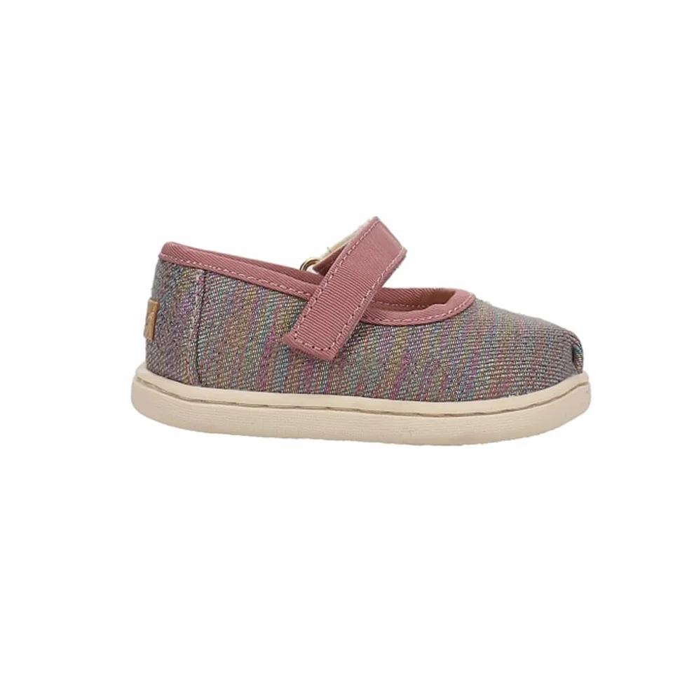 TOMS Dziewczynki, Tiny Mary Jane - Maluch, Malina Multi, 19.5 EU