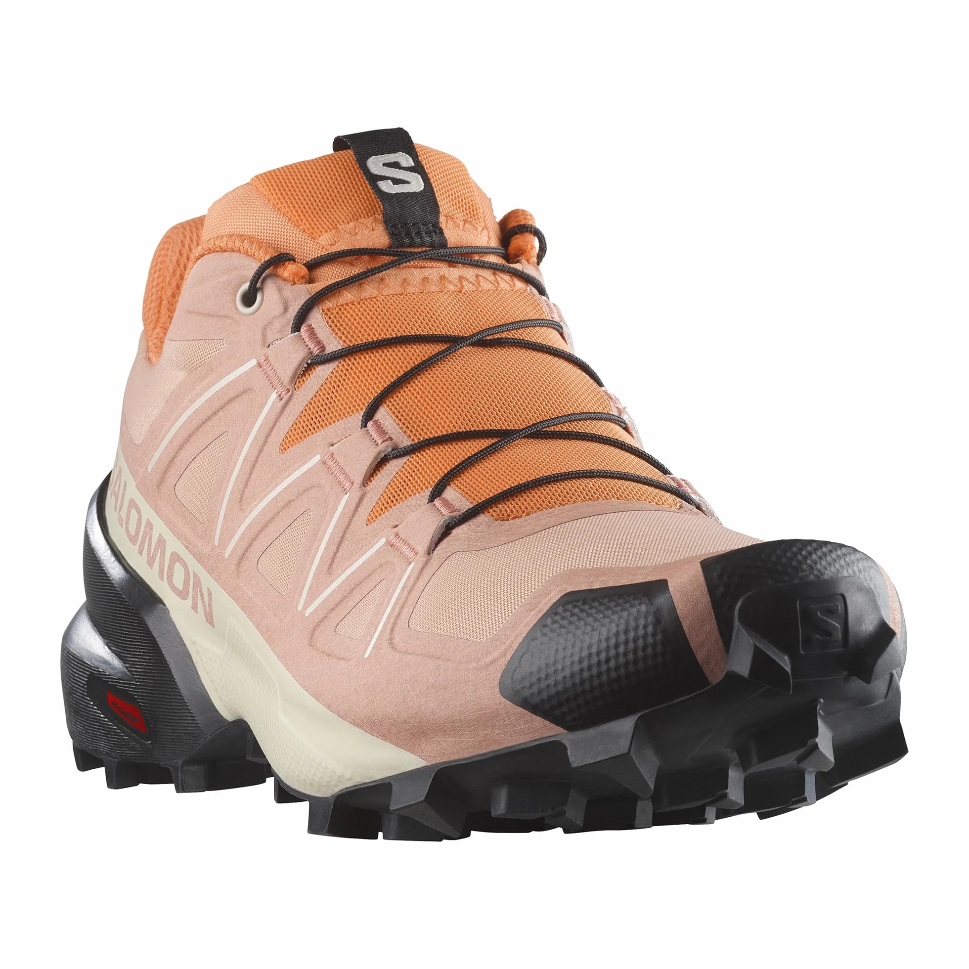 Salomon Damskie buty do biegania w terenie Speedcross, Kamea brązowy/czarny/rajski ptak, 41 1/3 EU