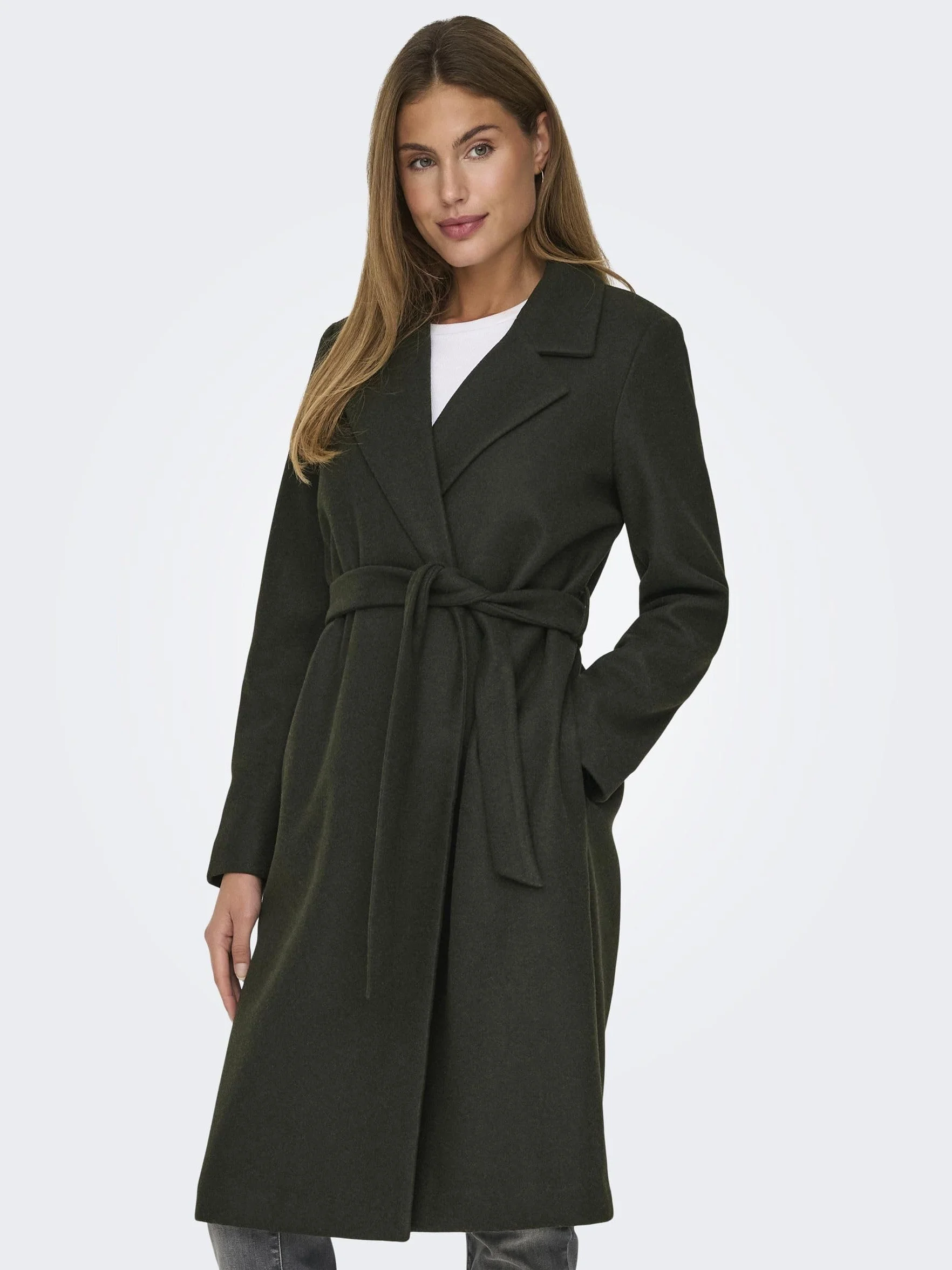 ONLY Płaszcz Kobiety Onlalvilda Life Wrap Coat Otw