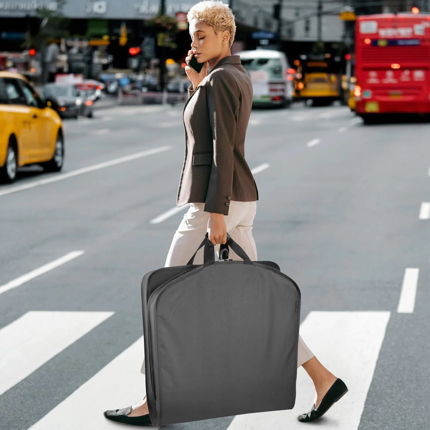 WallyBags Torba podróżna Deluxe 152 cm, grafit, 60-inch, Torba podróżna Deluxe 152 cm