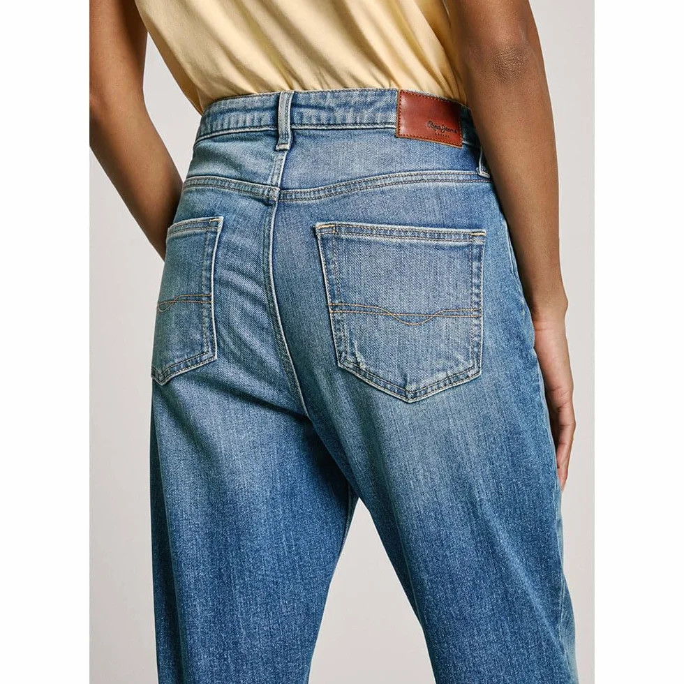 Pepe Jeans Zwężane Dżinsy Hw Pl204591 - Dżins Kobiety