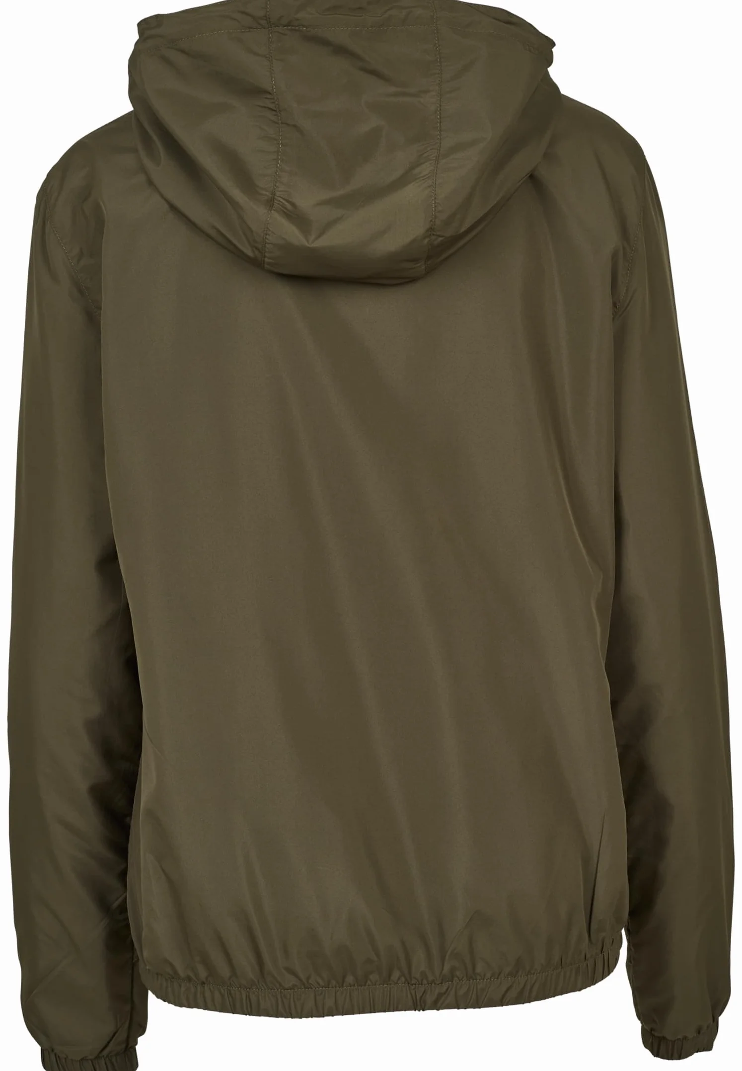 Urban Classics Damska wiatrówka z kapturem dla kobiet, damska kurtka Basic Pull Over Jacket dost?pna w ponad 10 wariantach kolorystycznych, rozmiary XS - 5XL, ciemnooliwkowy, M