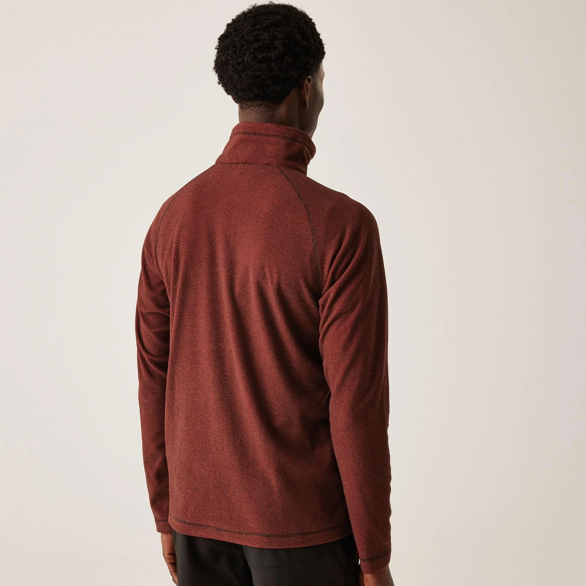 Regatta Polar Mężczyźni Montes' Lightweight Half Zip Overhead Mini Stripe Micro