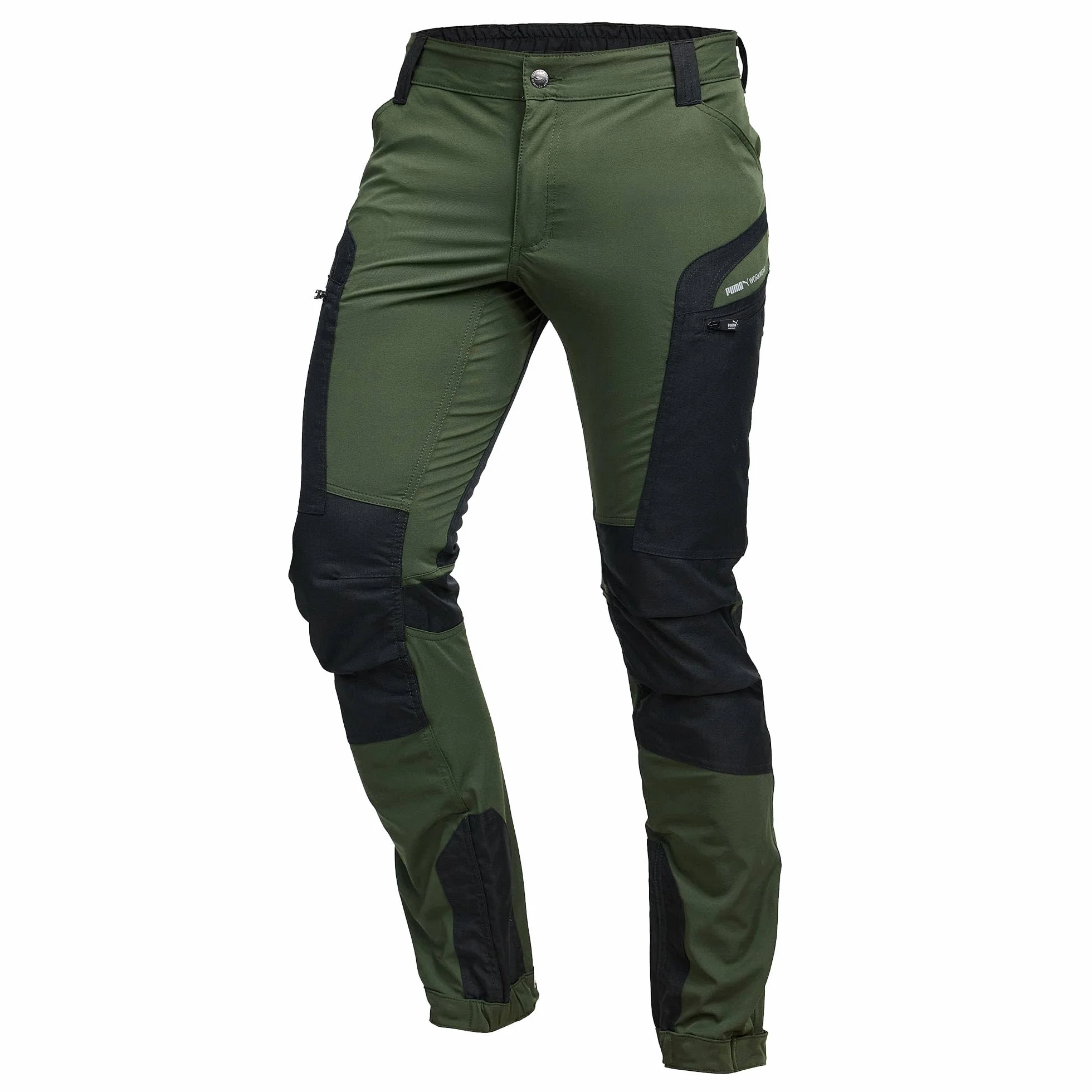 PUMA Workwear Pro-One Outdoor spodnie robocze – wytrzymałe, oddychające i trwałe – idealne spodnie do wędrówek, wspinaczki górskiej, bushcraftu i prac na zewnątrz