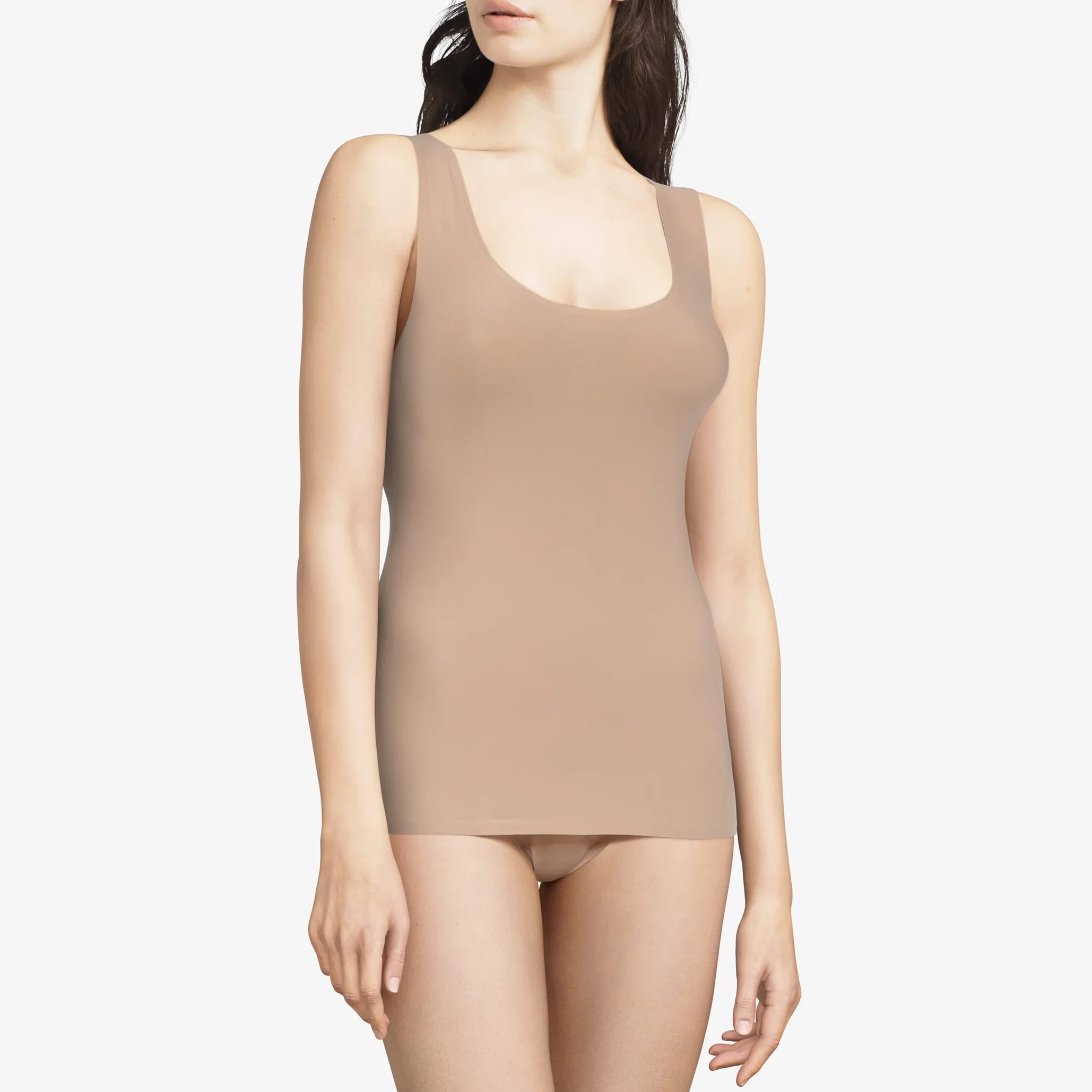 Chantelle SoftStretch Bieliźniany Podkoszulek, Beżowy