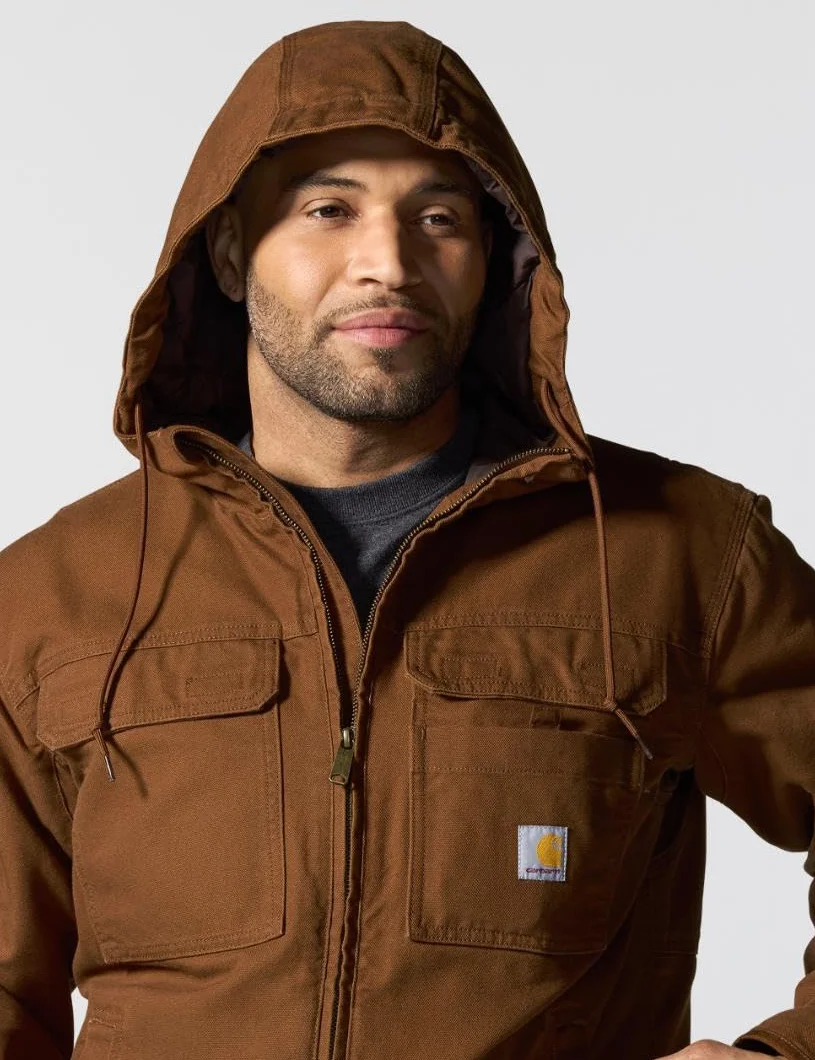 Carhartt Męski pełny swing luźny krój sprana kaczka izolowana aktywna kurtka