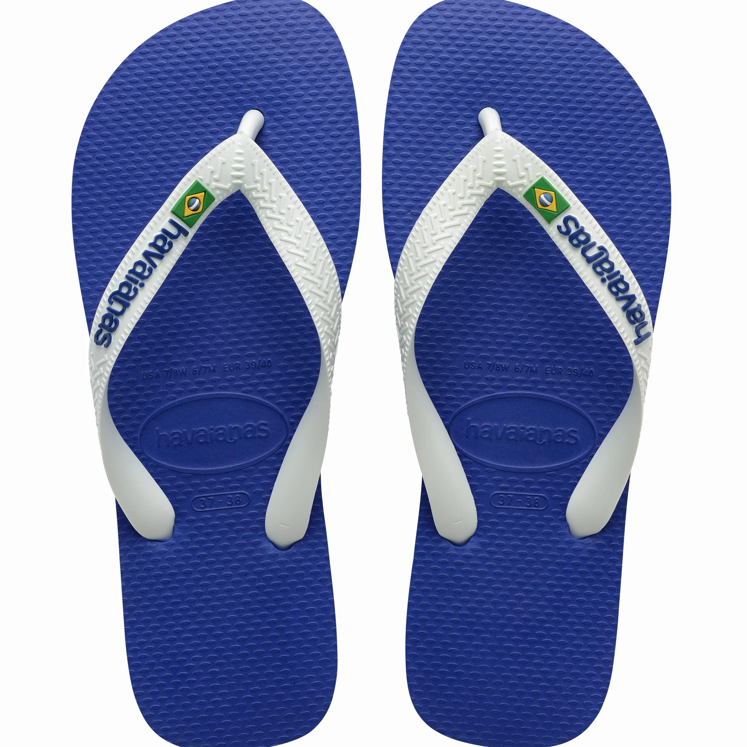 Havaianas Top Brasil Logo, Flip Flop Unisex Dorośli, Morski, 45/46 EU