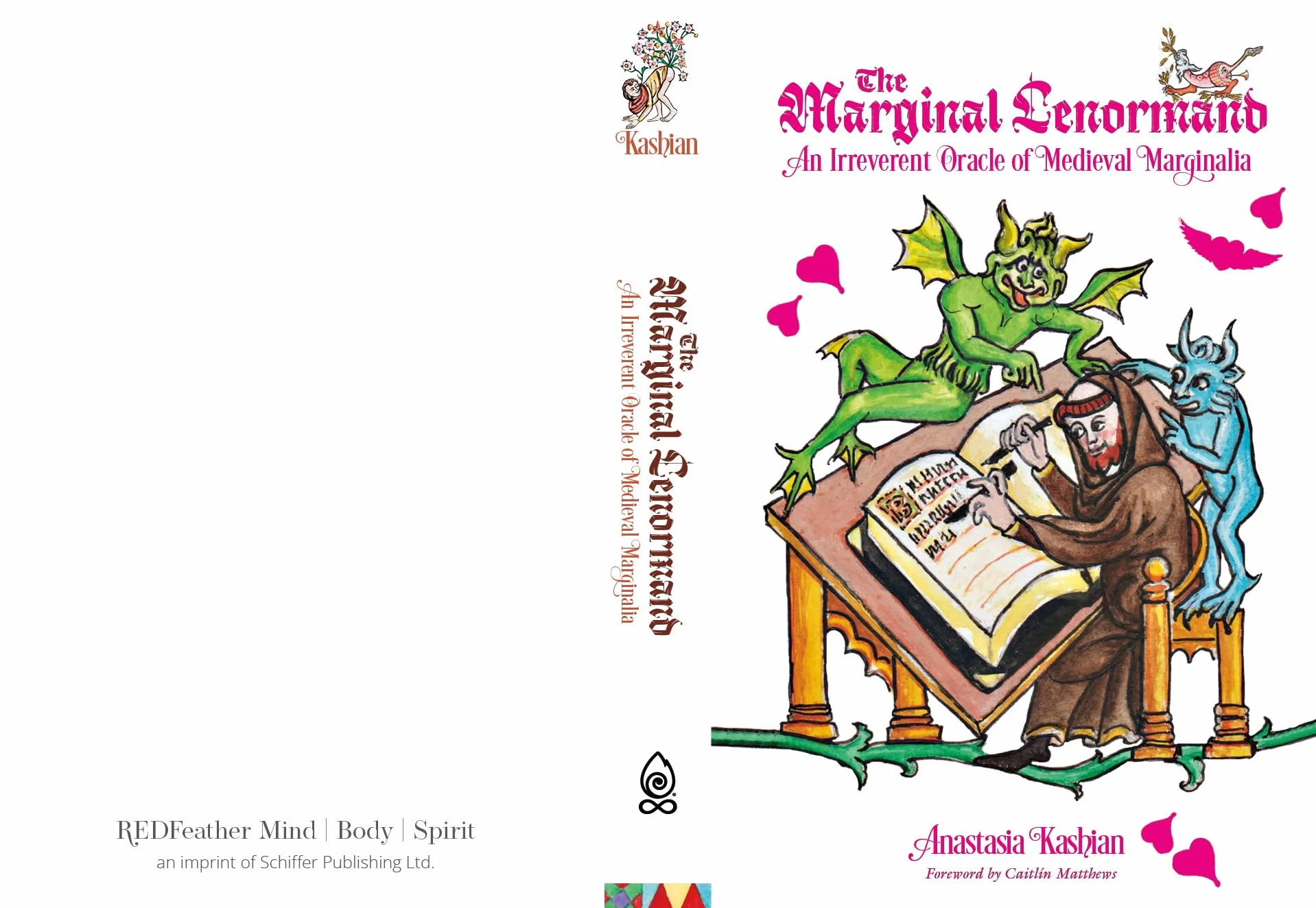 The Marginal Lenormand: An Irreverent Oracle of Medieval Marginalia (Lenormand Box Set with 37 Cards and Guide Book)