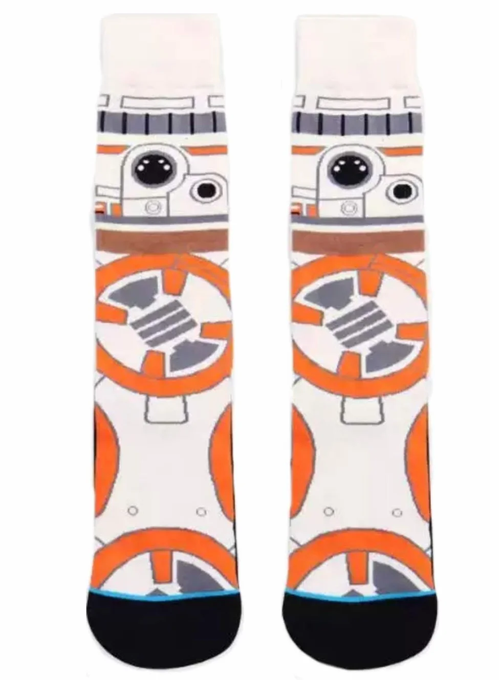WOO GIRL skarpety z motywami: Darth Vader/R2-D2/Szturmowcy, do domu i w podróż, dla fanów Gwiezdnych Wojen, rozmiar 37-45
