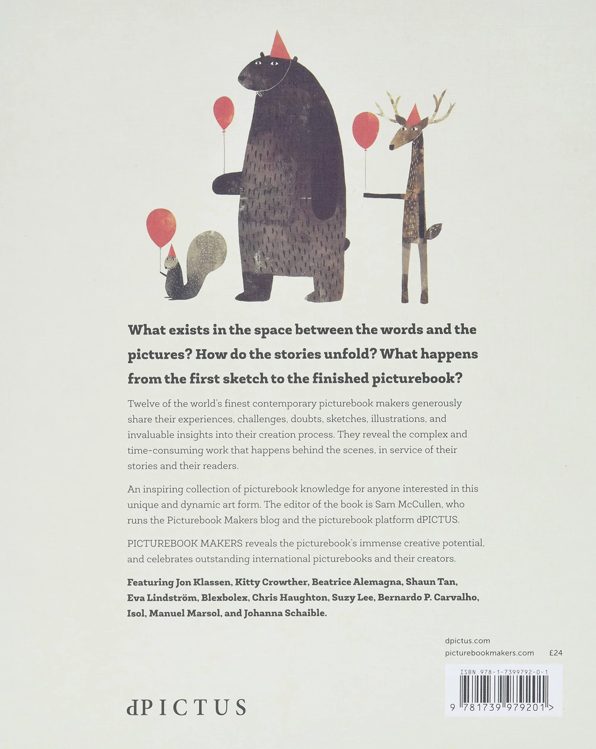Picturebook Makers /anglais: Jon Klassen, Kitty Crowther, Beatrice Alemagna, Shaun Tan, Eva Lindström, Blexbolex, Chris Haughton, Suzy Lee, Bernardo P. Carvalho, Isol, Manuel Marsol, Johanna Schaible