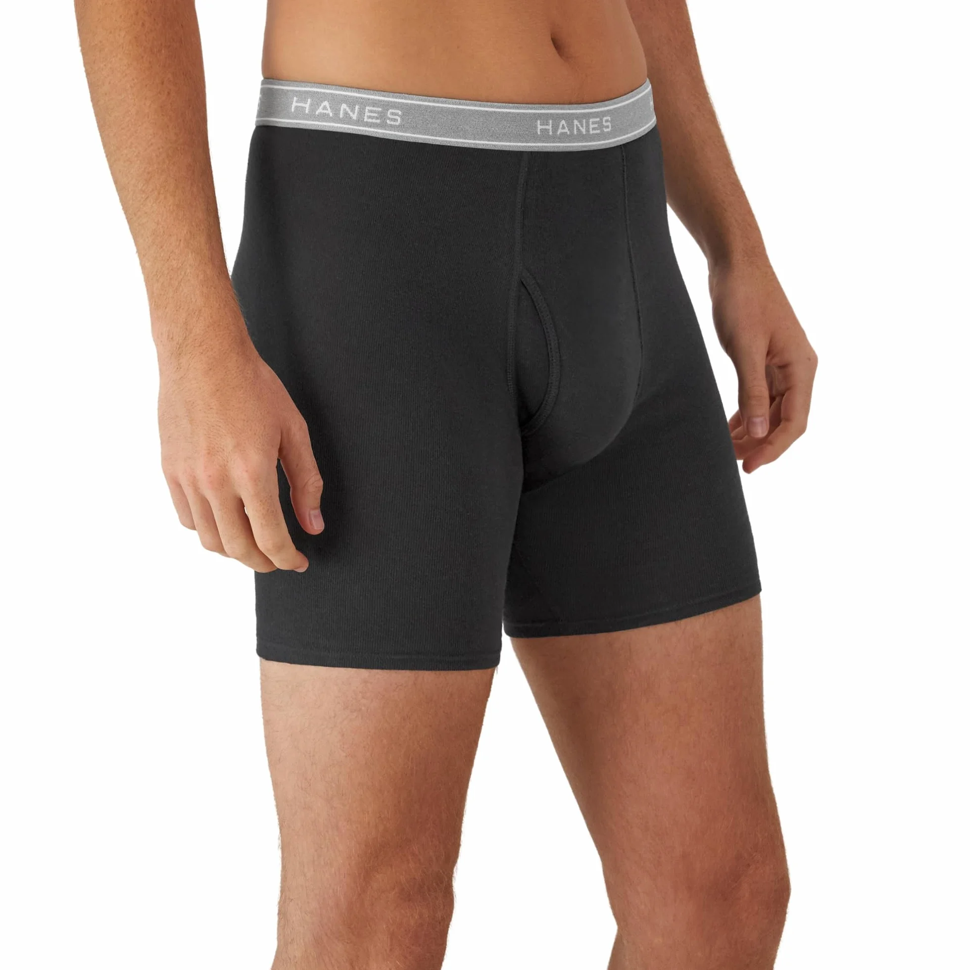 Hanes Krótkie bokserki Mężczyźni Hanes męskie bokserki Tagless bokserki, 6 sztuk (6 w zestawie)