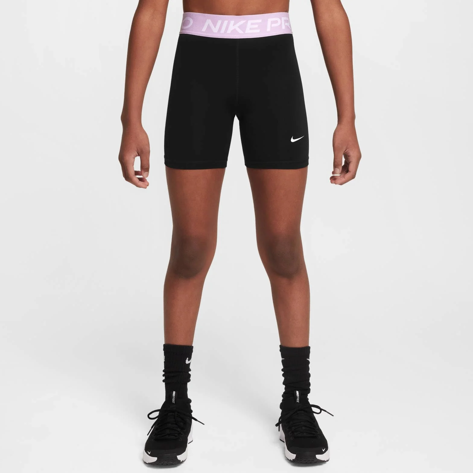 NIKE Nike Pro Dri-fit Shorts (Ca. 12,5 Cm) Für Ältere Kinder (Mädchen) - Shorty Dziewczynki