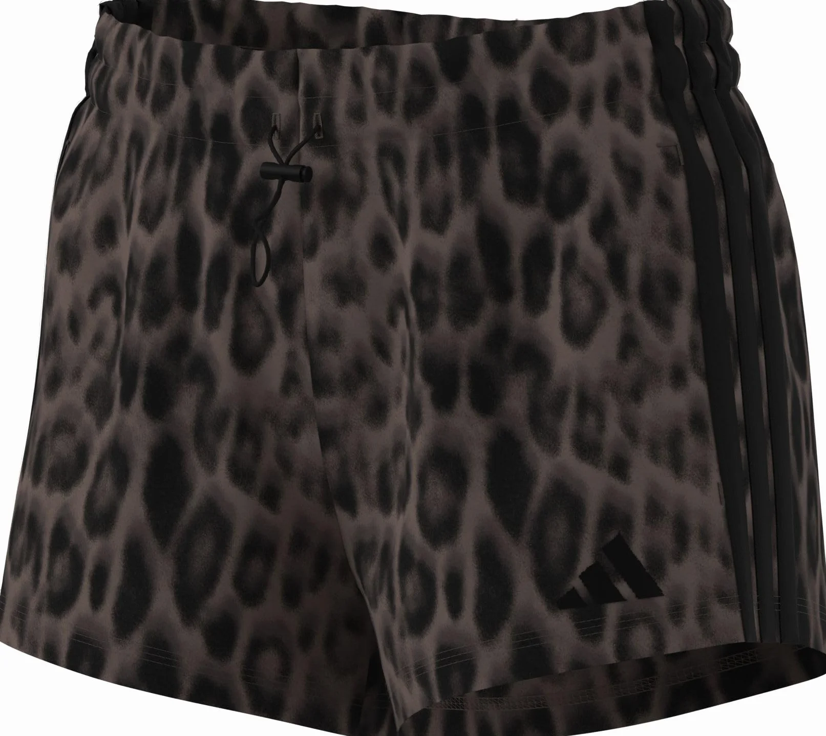 adidas Seasonal Essentials Leopard Print Woven Shorts With 3-stripes - Shorty Kobiety