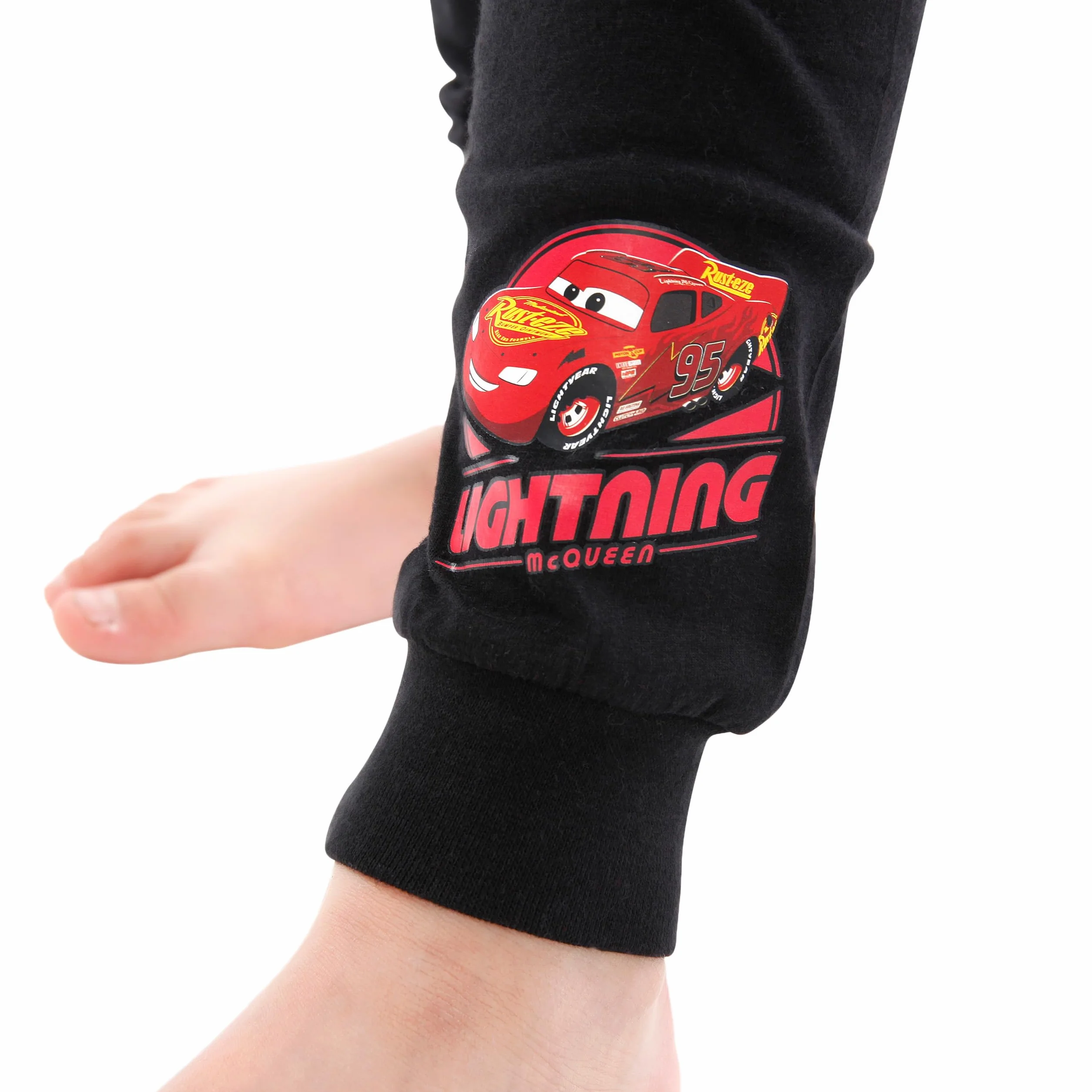 Disney Piżama samochodowa | Piżama dla dzieci Lightning Mcqueen | Snug Fitting Boys Pjs