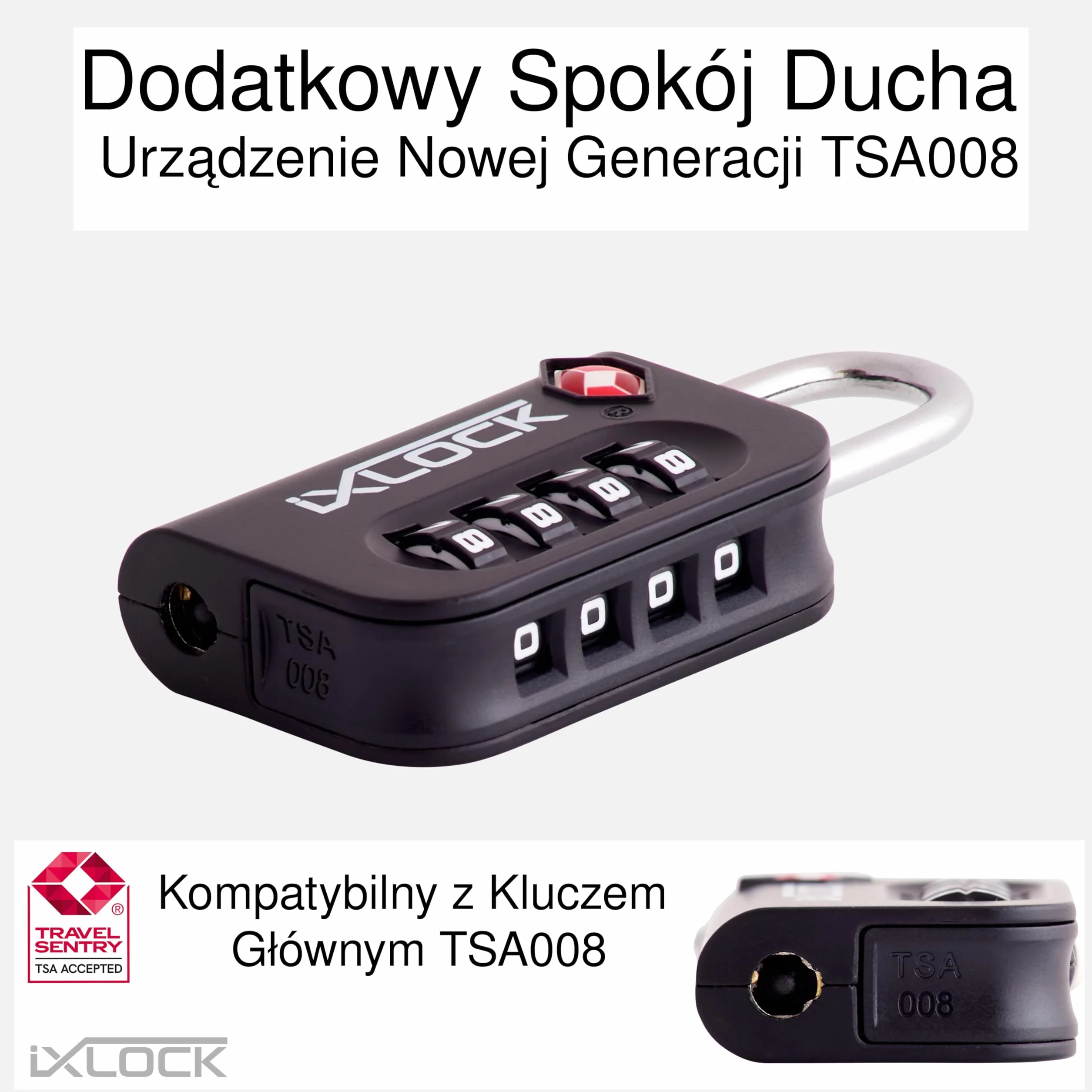 iXLOCK TSA Kłódki z szyfrem (Zestaw 1 Czarnych) 4 Cyfrowe Kłódki Walizkowe. Kłódka na szyfr na Plecak, Walizkę, Bagaż, Kłódki Szyfrowe Bagażowe, Szafek na Siłownię